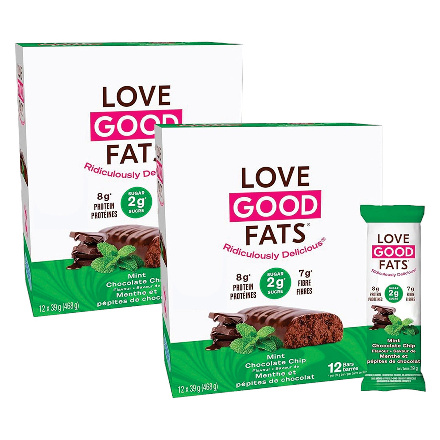 Love Good Fats Snack Bars, 2 × 468 g - image 5