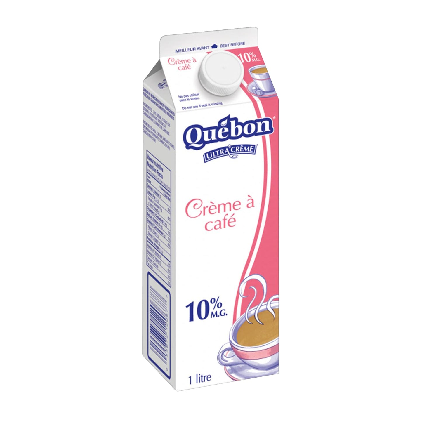 Québon 10% Half and Half Cream, 1 L - image 1