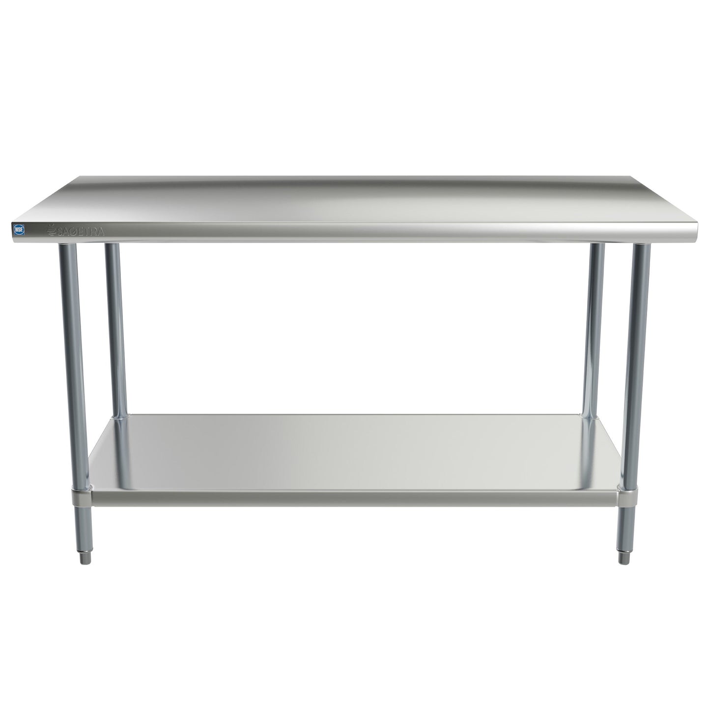 Sagetra Stainless steel worktable 30 in, × 60 in. × 34 in. - image 3