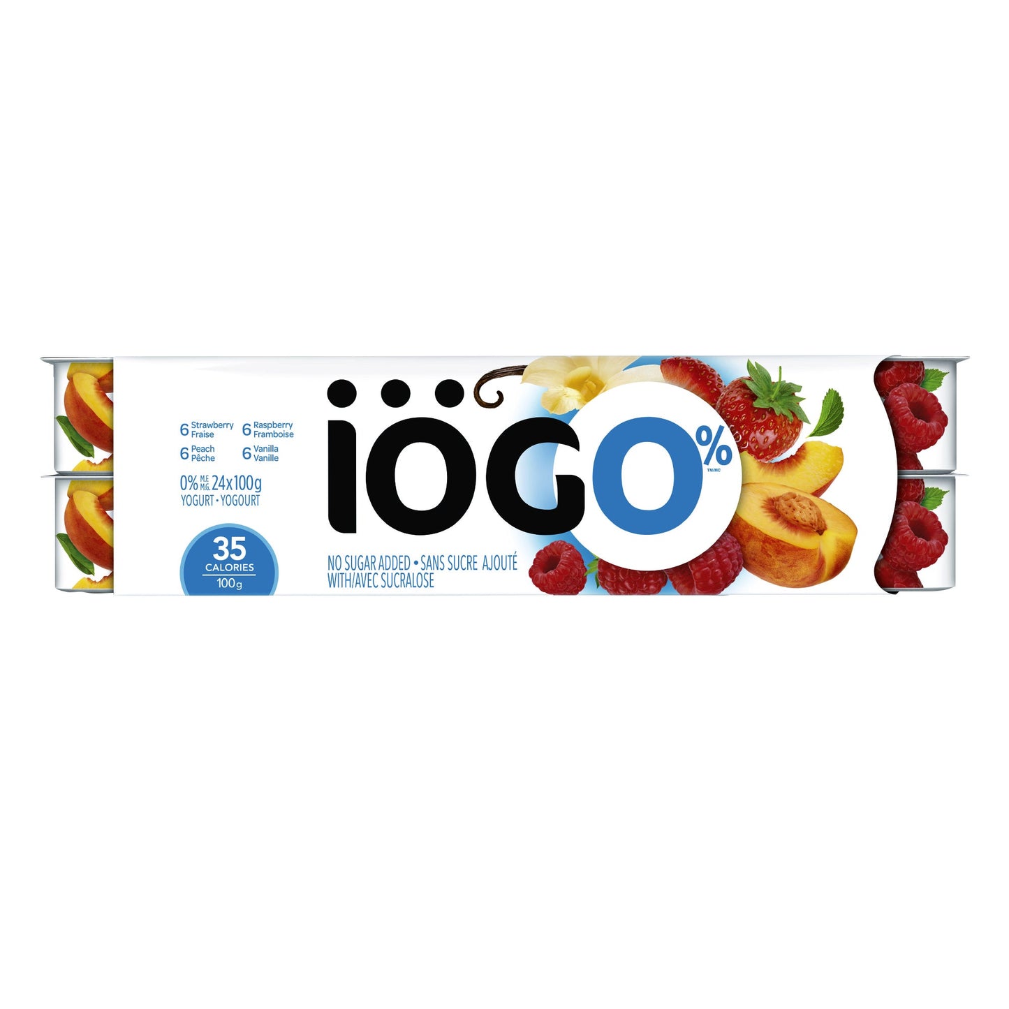 IÖGO 0% Yogurt, 24 × 100 g - image 2