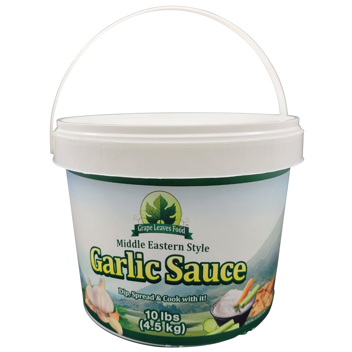 Grape Leaves Food Garlic Sauce 10lbs (4.5kg) - image 1
