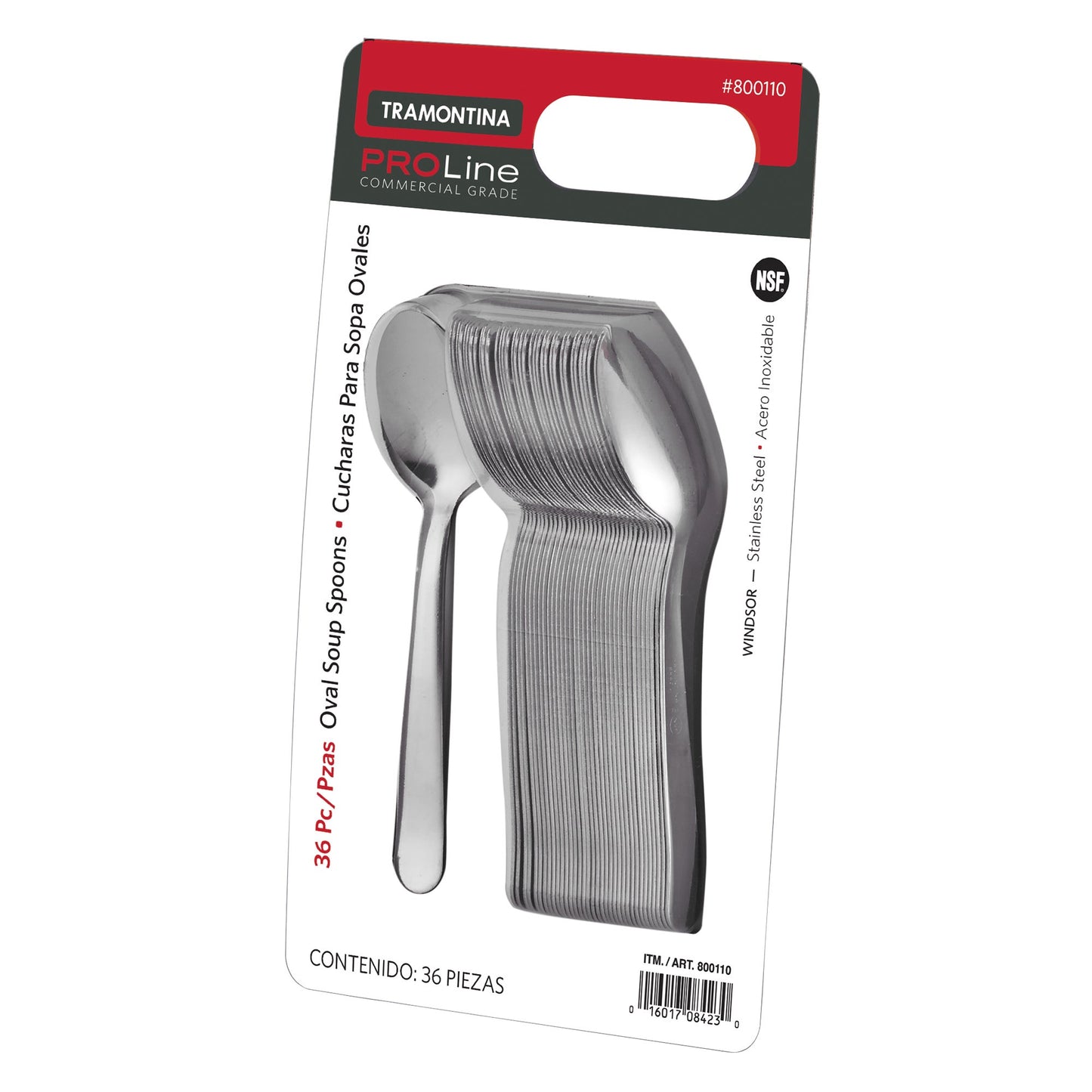 Tramontina ProLine Oval Soup Spoons, Pack of 36 - image 1
