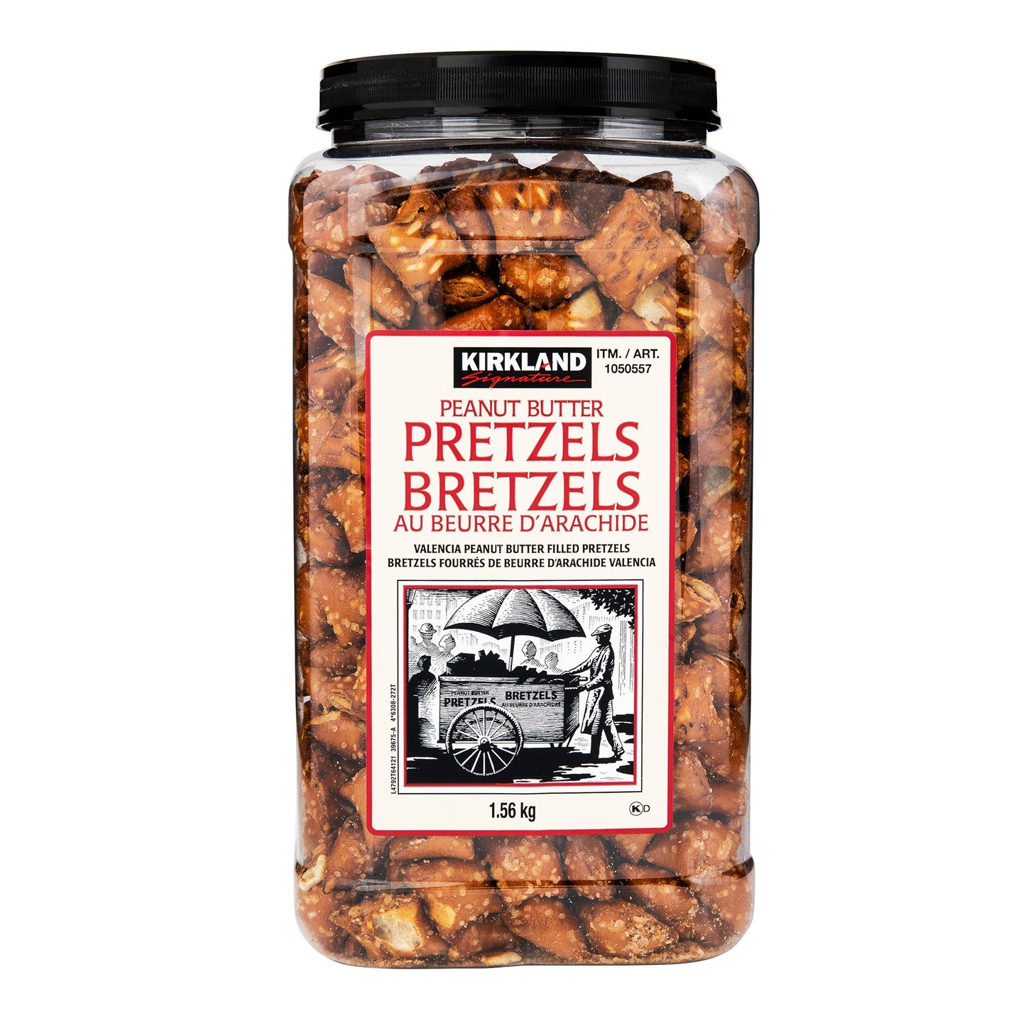 Kirkland Signature Peanut Butter Pretzels, 1.56 kg — product image