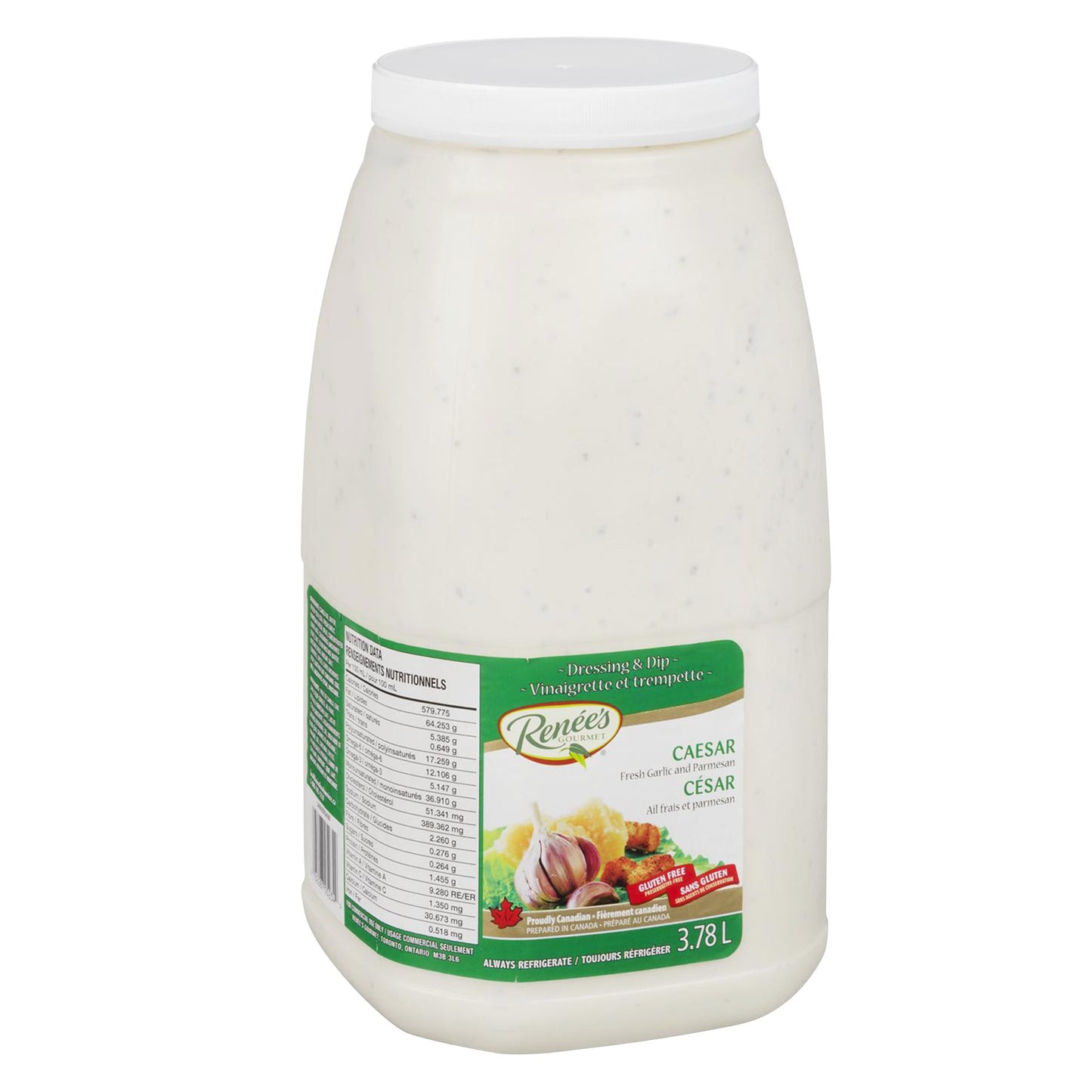 Renée’s Gourmet Caesar Dressing and Dip, 3.78 L - image 1