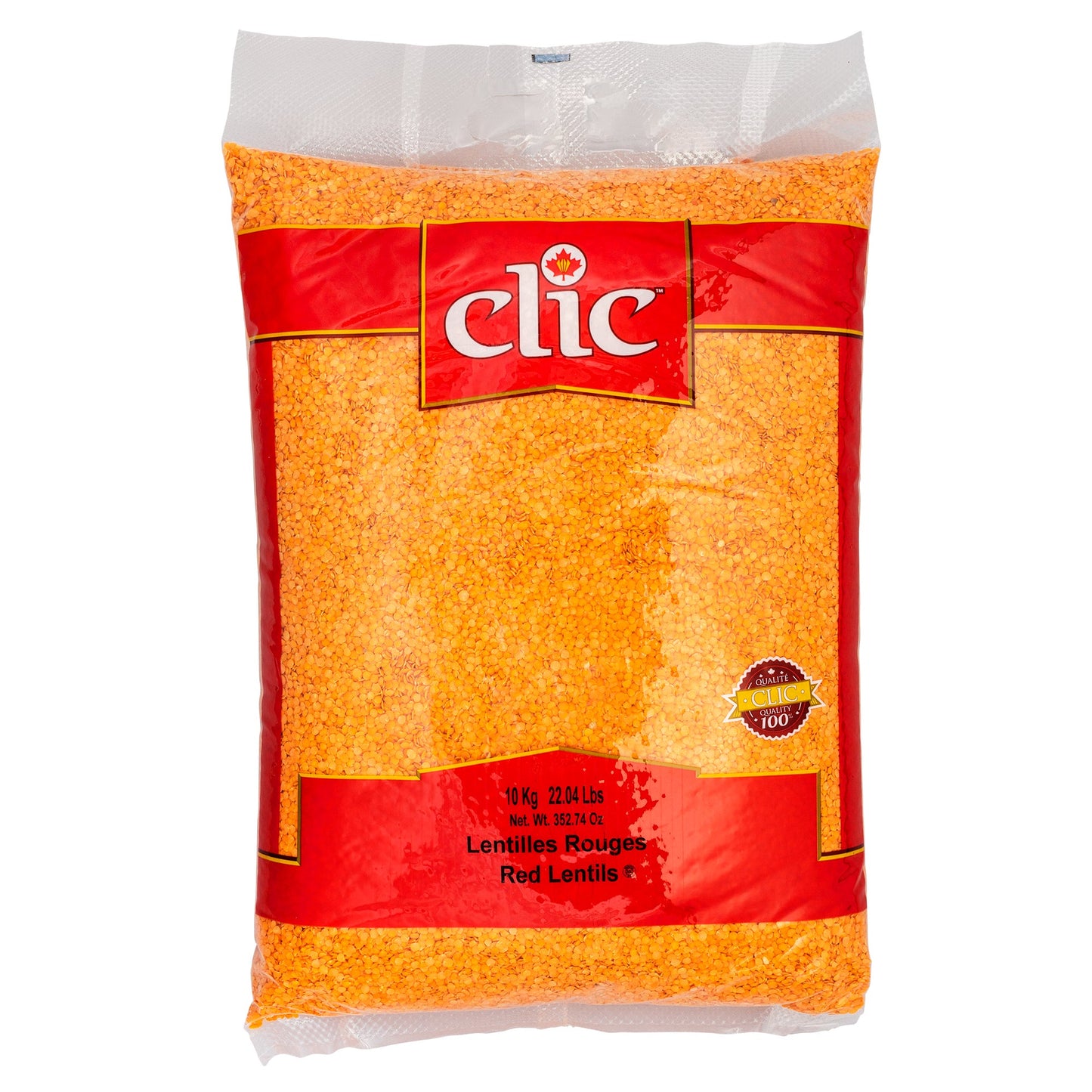 Clic Red Lentils, 10 kg - image 1