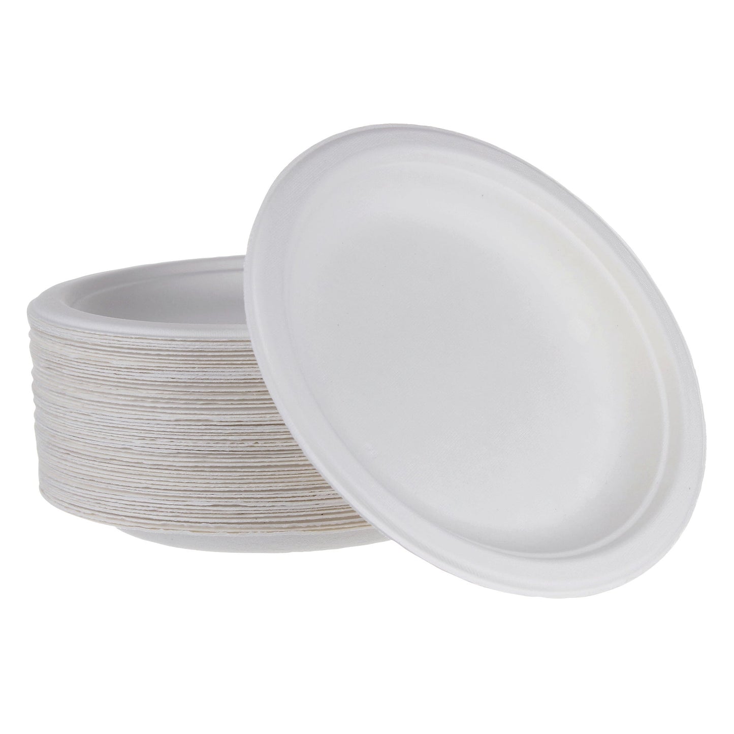 iEco 6-in Bagasse Plates, 10 packs of 50 - image 3
