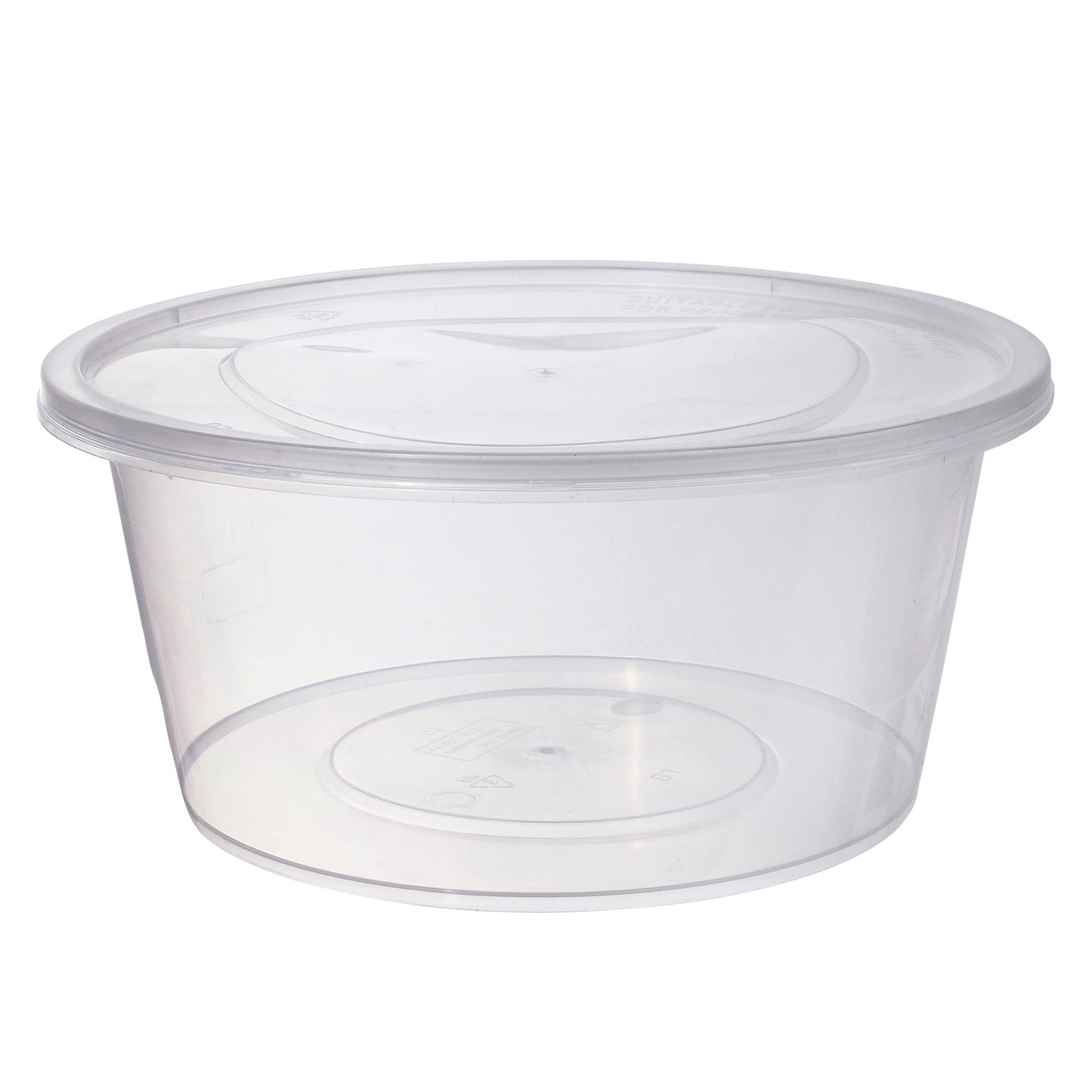 Café Express 42-oz Round Containers with Lids, Pack of 200 - image 1