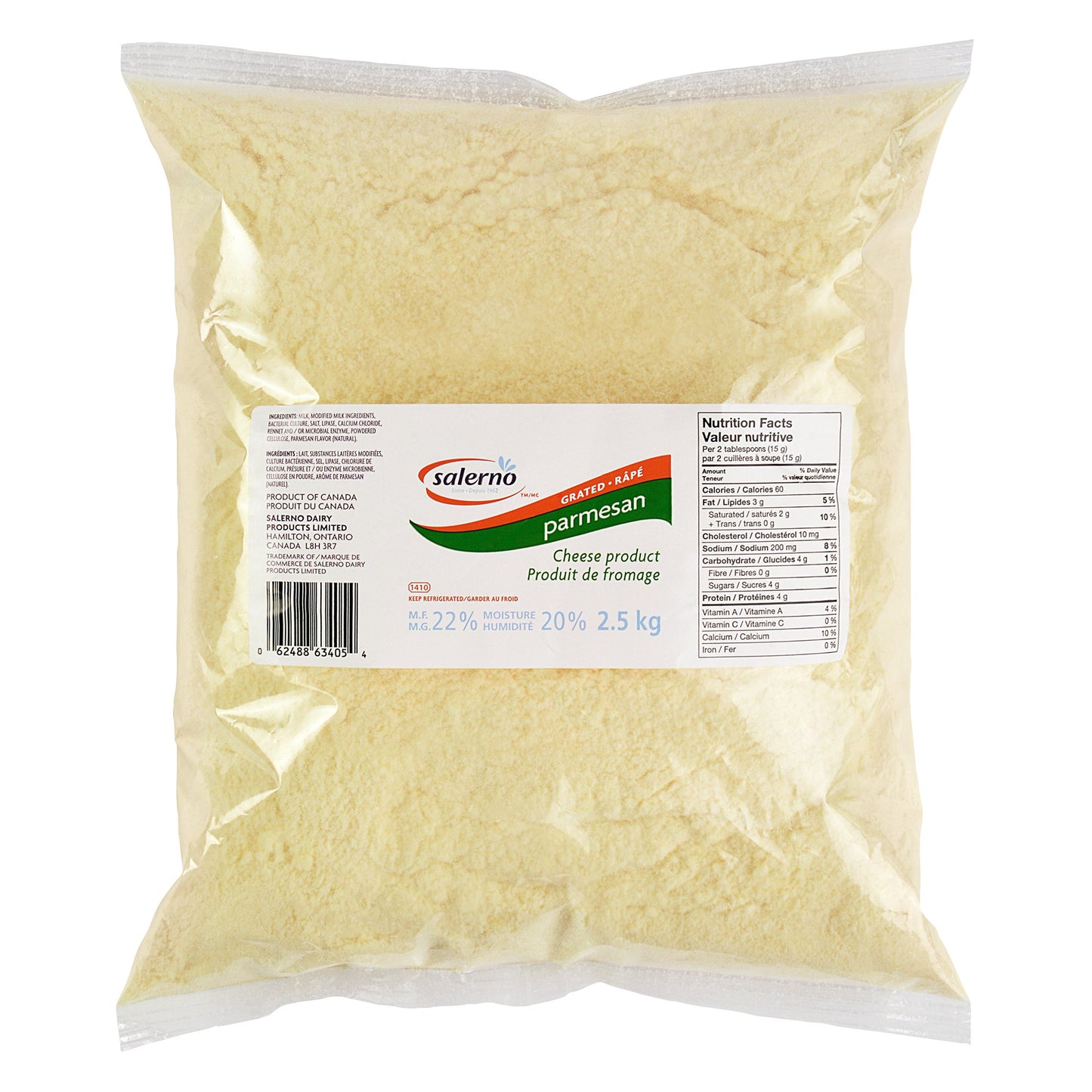 Salerno Grated Parmesan Blend, 2.5 kg - image 1