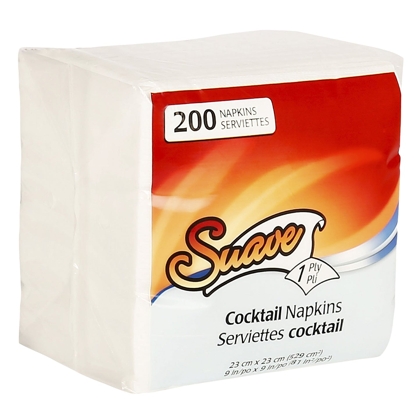 Suave 1-ply Cocktail Napkins, 20 Packs of 200 - image 3