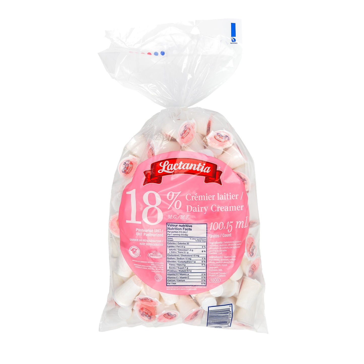 Lactantia 18% Dairy Creamer, 160 × 9 mL - image 1
