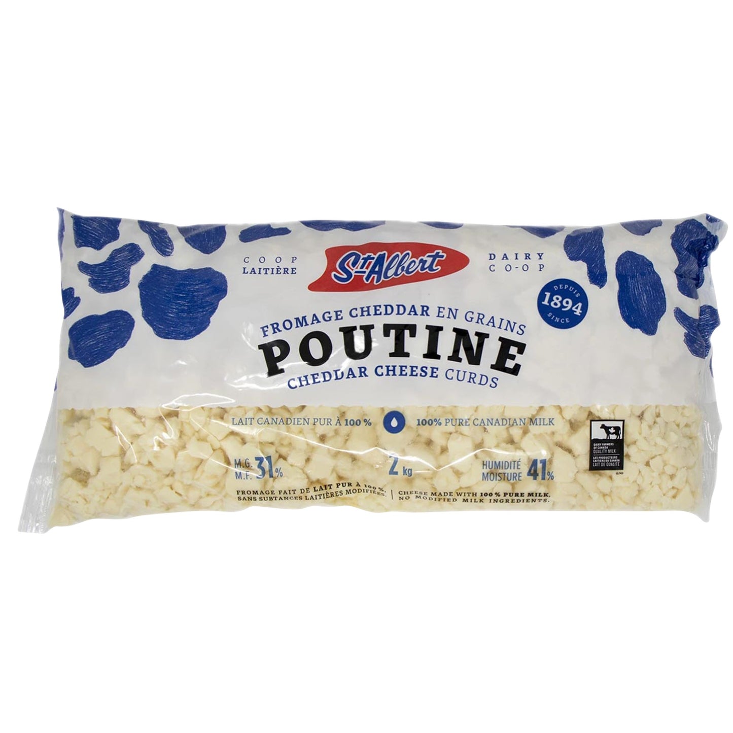 St-Albert Cheddar Cheese Curds, 2 kg - image 1