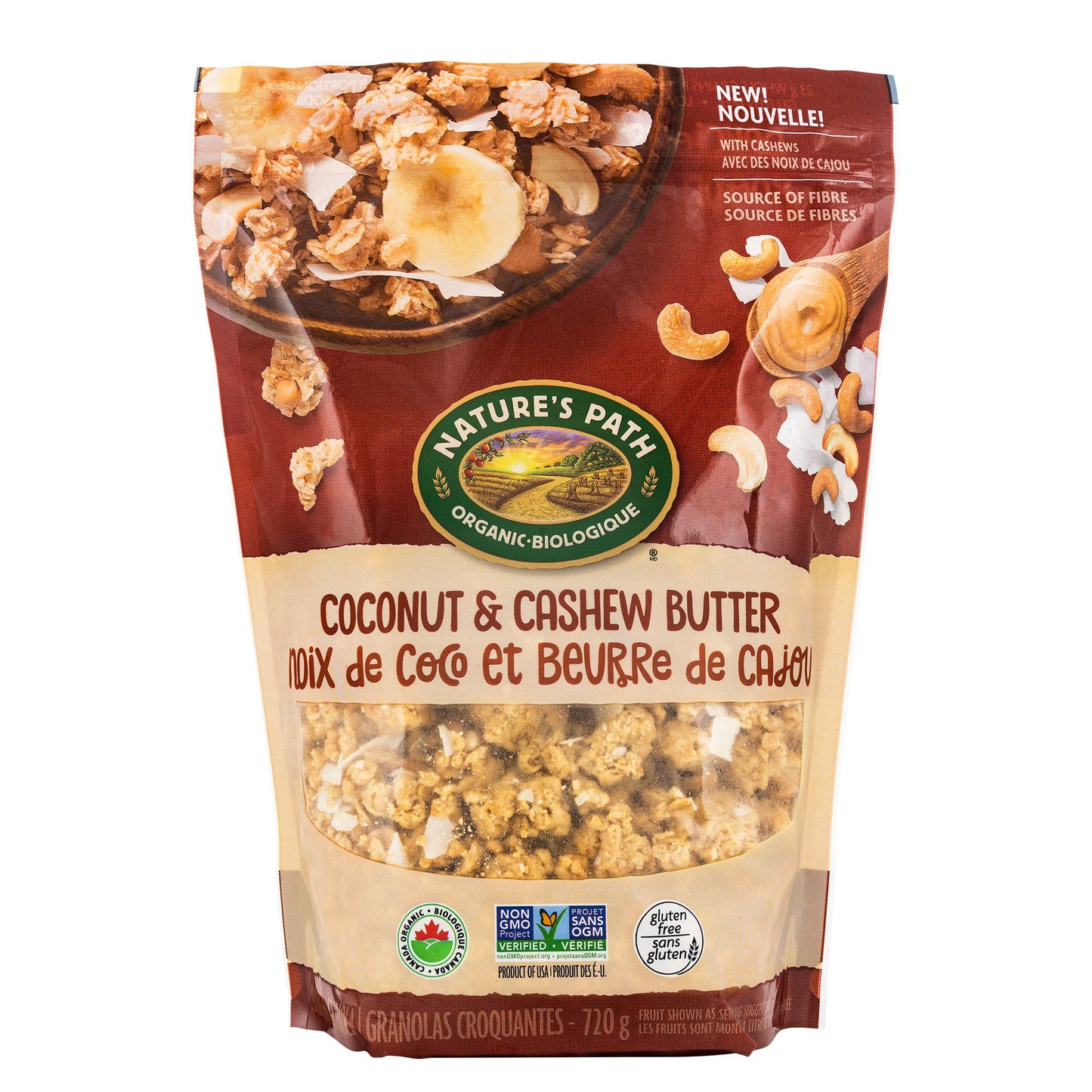 Nature's Path Organic Coconut & Cashew Butter Granola, 720 g - image 1
