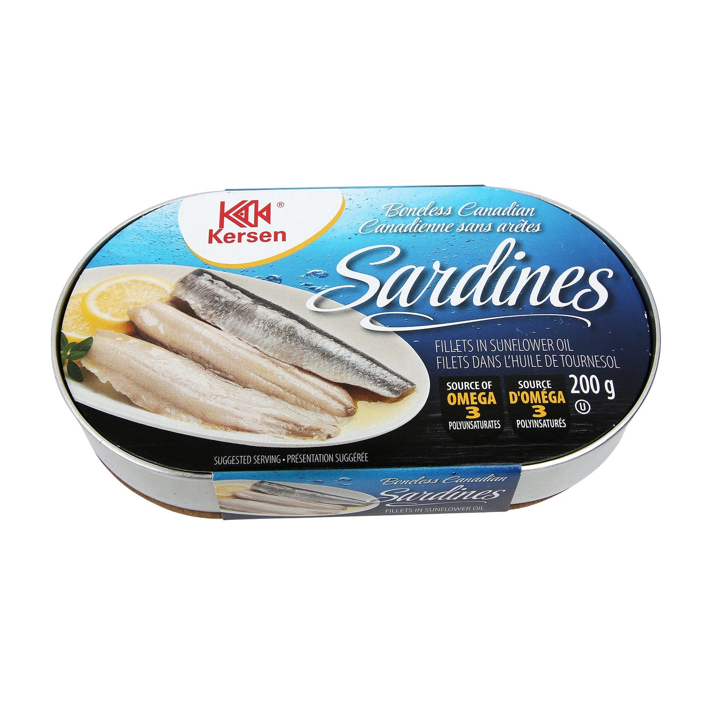 Kersen - Sardines Fillets, 8 x 200 g - image 1