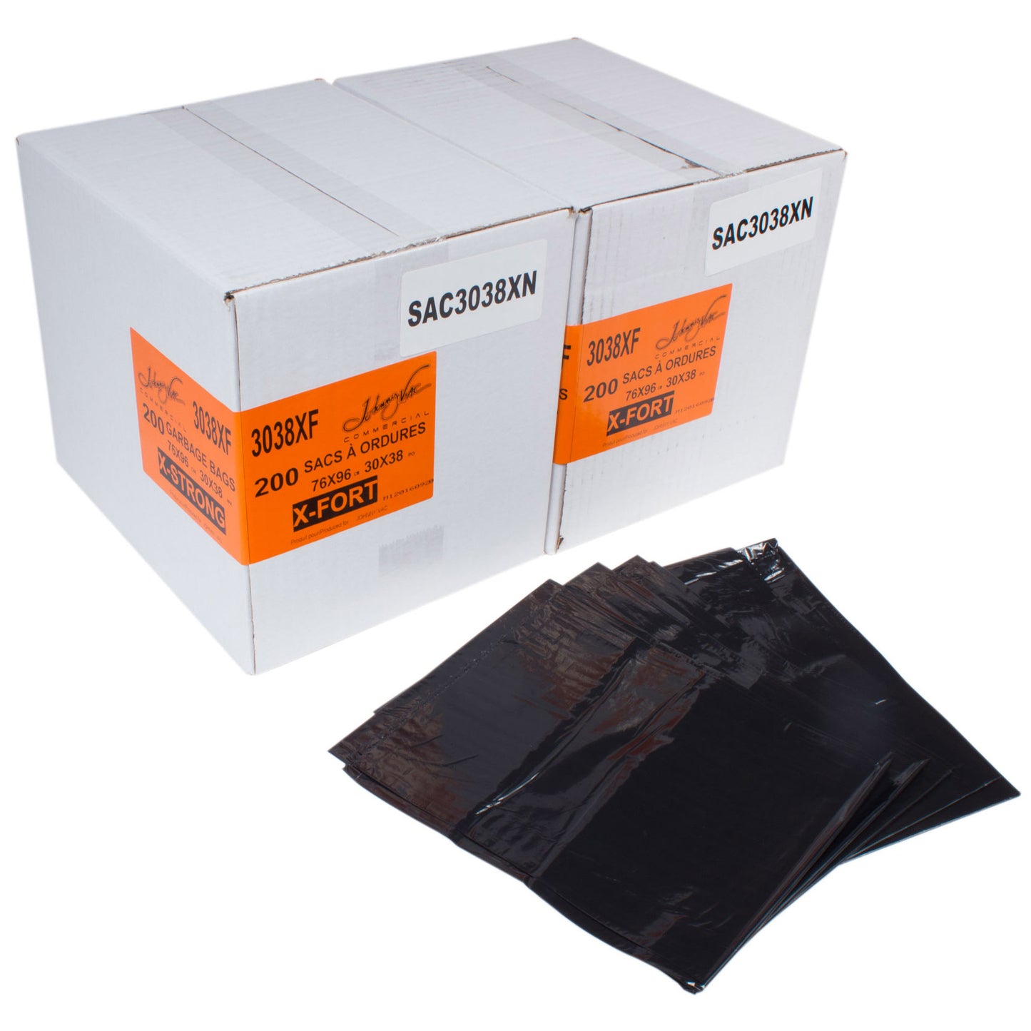 Johnny Vac 76.2 cm x 96.52 cm (30 in. x 38 in.) Extra Strong Garbage Bags - image 1
