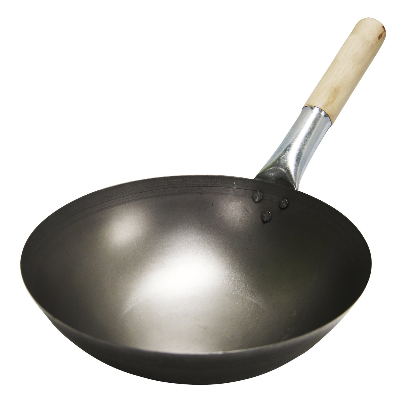 Sagetra Wok with Wood Handle, 30.48 cm (12 in) - image 1