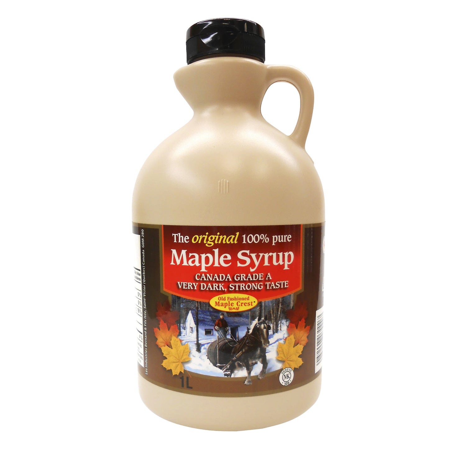 Old-Fashioned Maple Crest Canada Grade A Very Dark Maple Syrup, 1 L - image 2