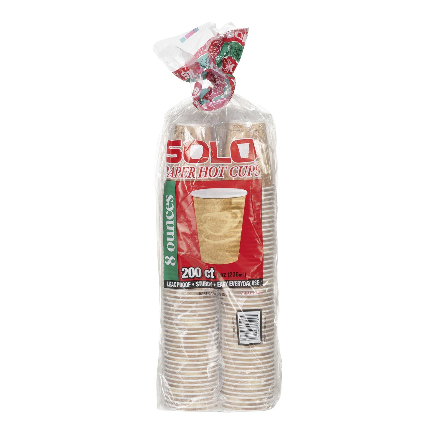 Solo 8 oz Paper Hot Cups, pack of 200 - image 2