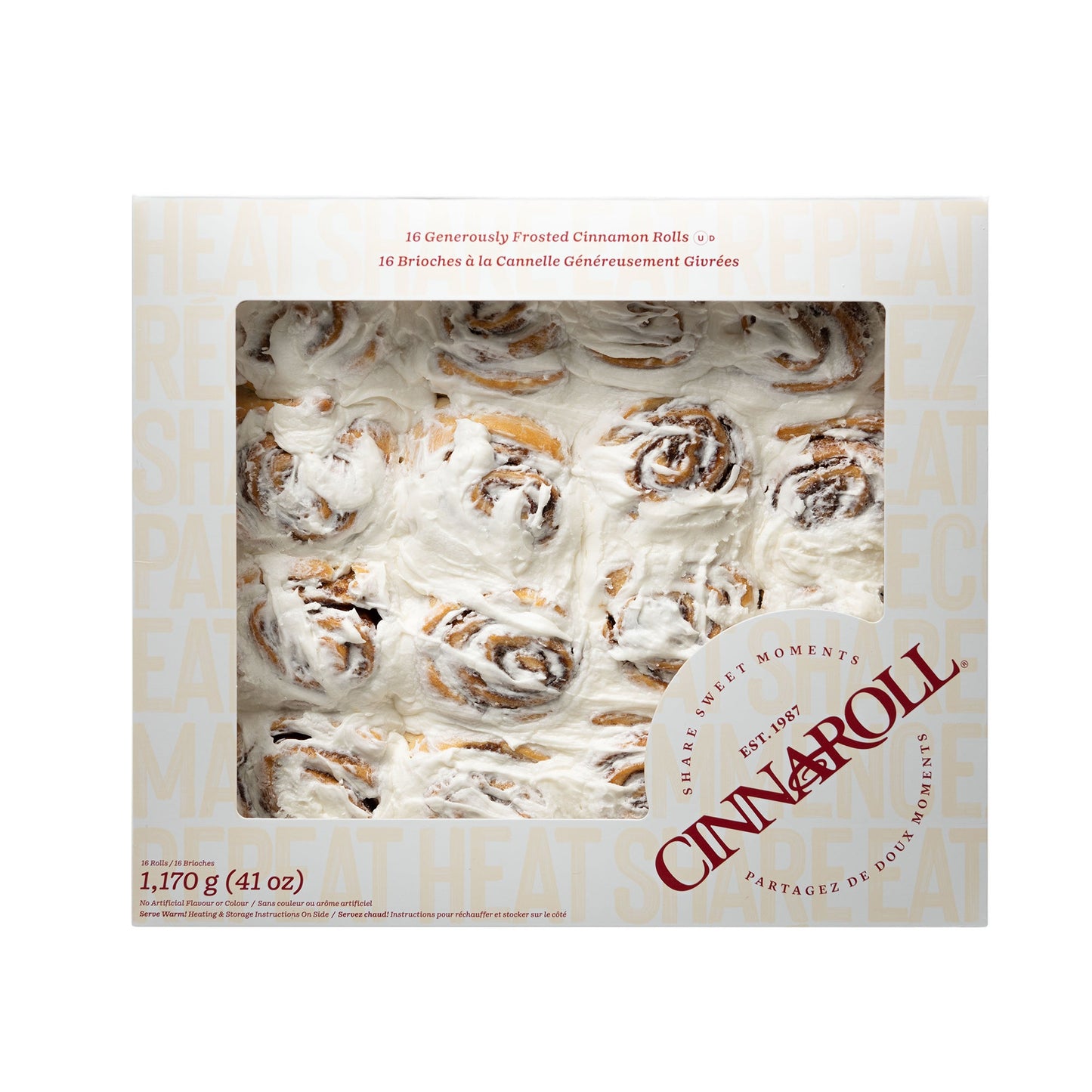 Cinnaroll Gourmet Cinnamon Rolls, Pack of 16 - image 1