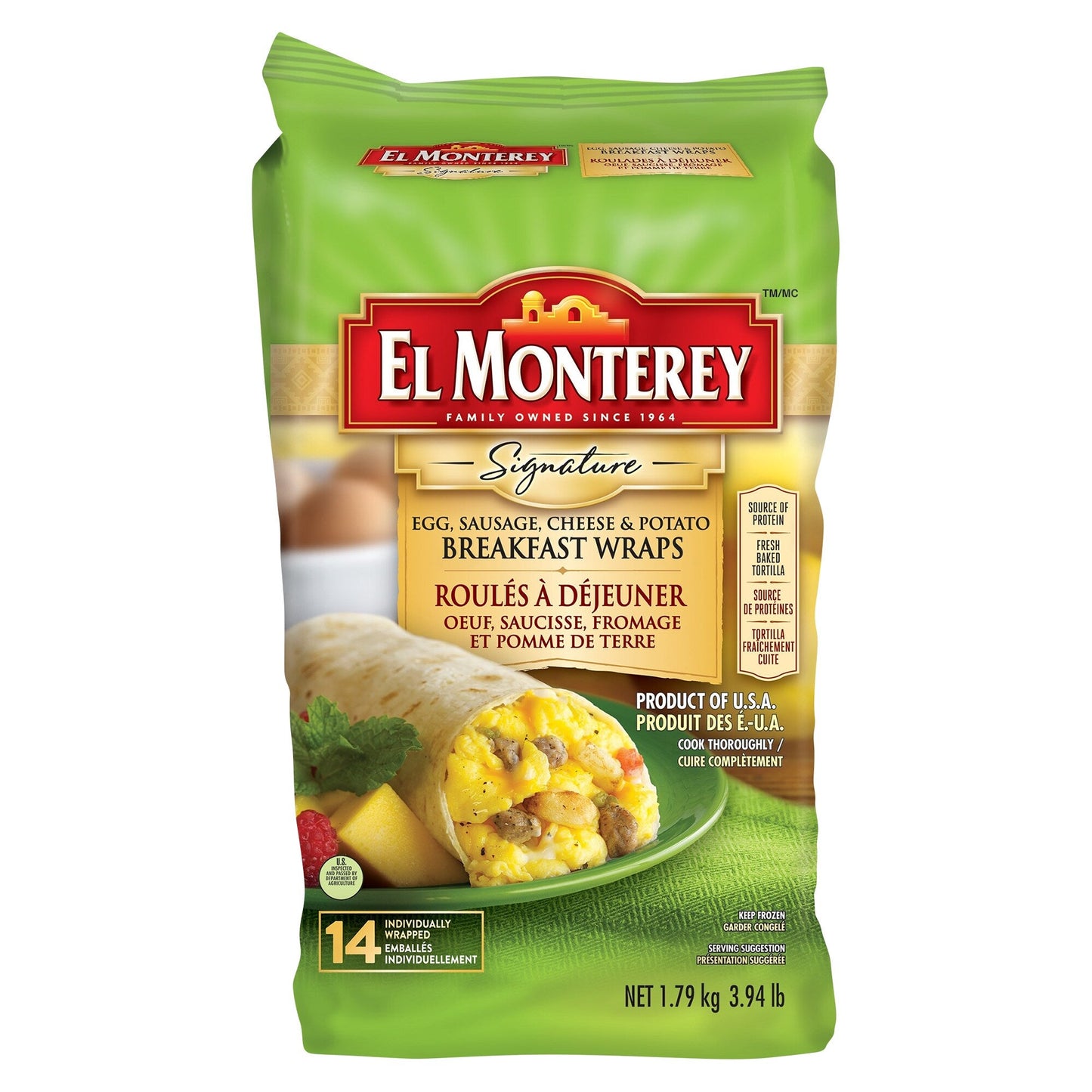 El Monterey Breakfast Wraps, 1.79 kg - image 1