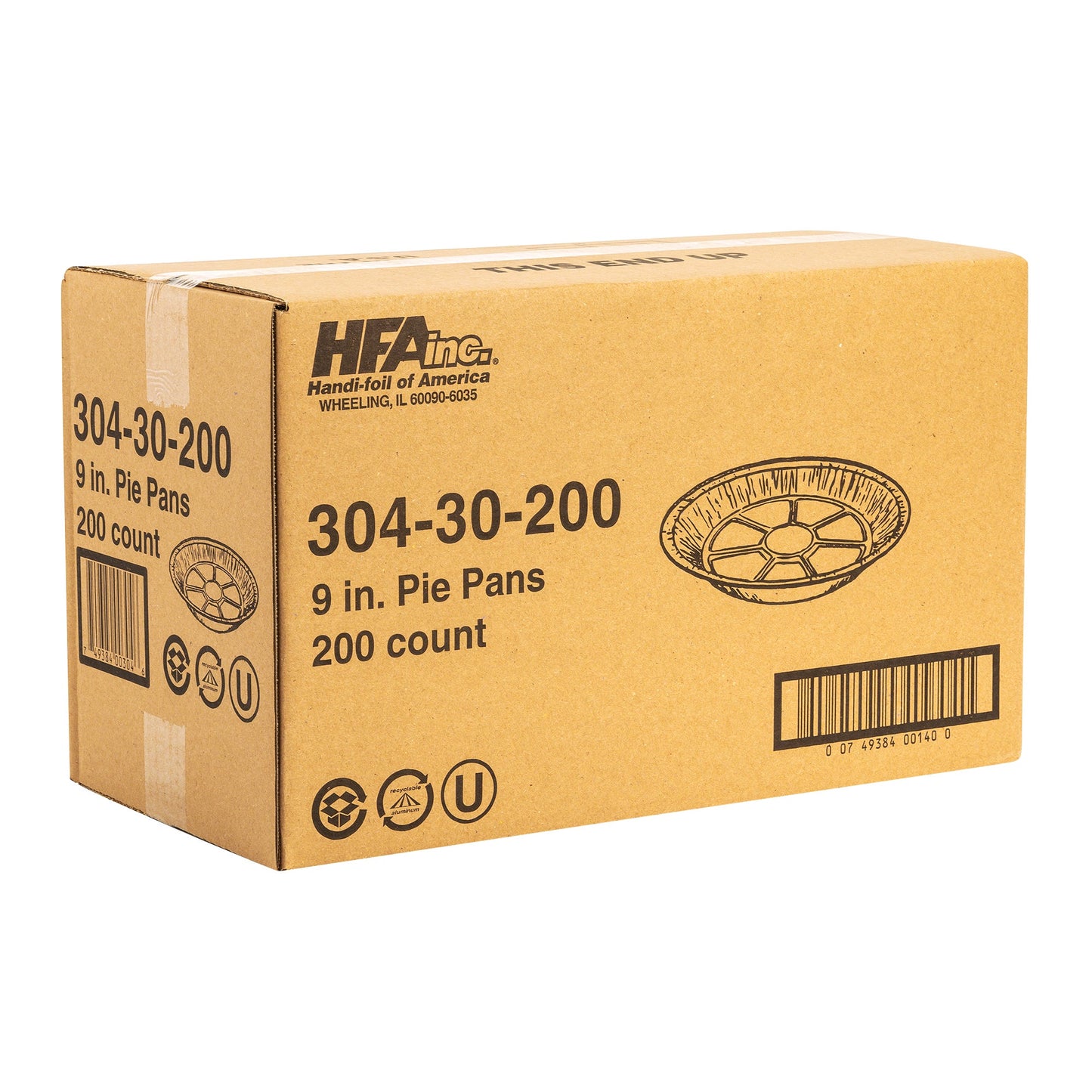 Handi-foil 9-in Aluminum Pie Pans, Pack of 200 - image 2
