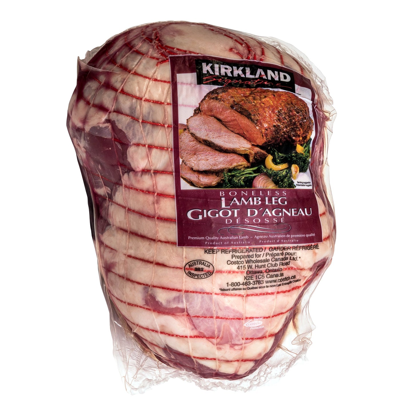 Kirkland Signature Fresh Boneless Halal Lamb Leg, 2 kg average weight* - image 2