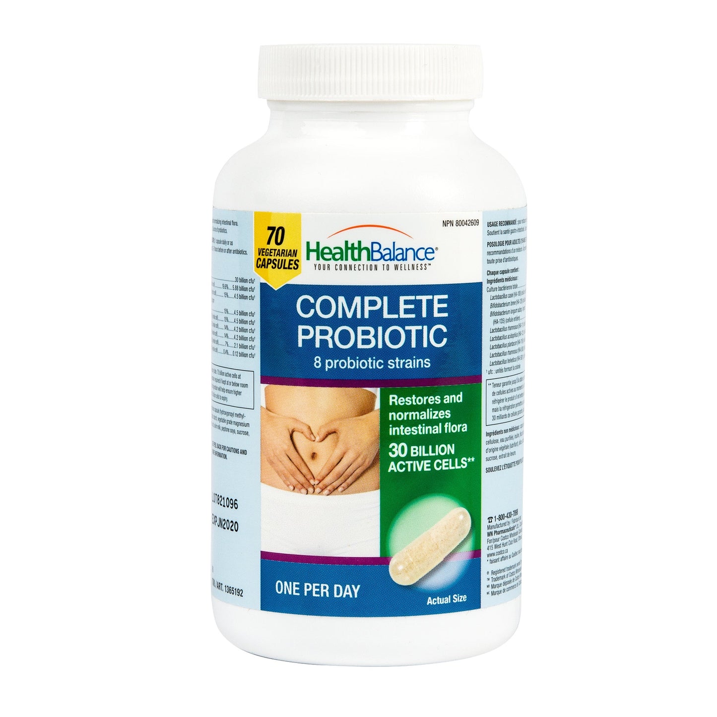 Health Balance Complete Probiotic, 70 capsules - image 2