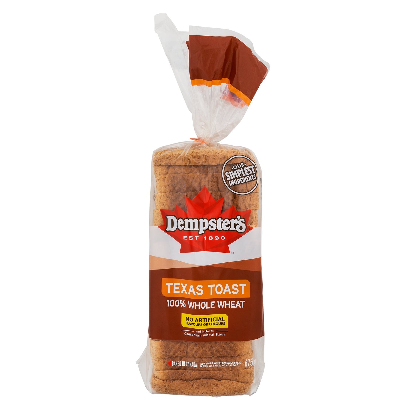 Dempster's 100% Whole Wheat Texas Toast, 3 × 675 g - image 1