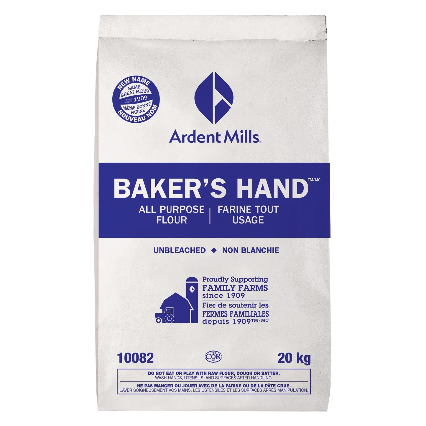 Ardent Mills Baker's Hand Unbleached All-purpose Flour, 20 kg - image 1