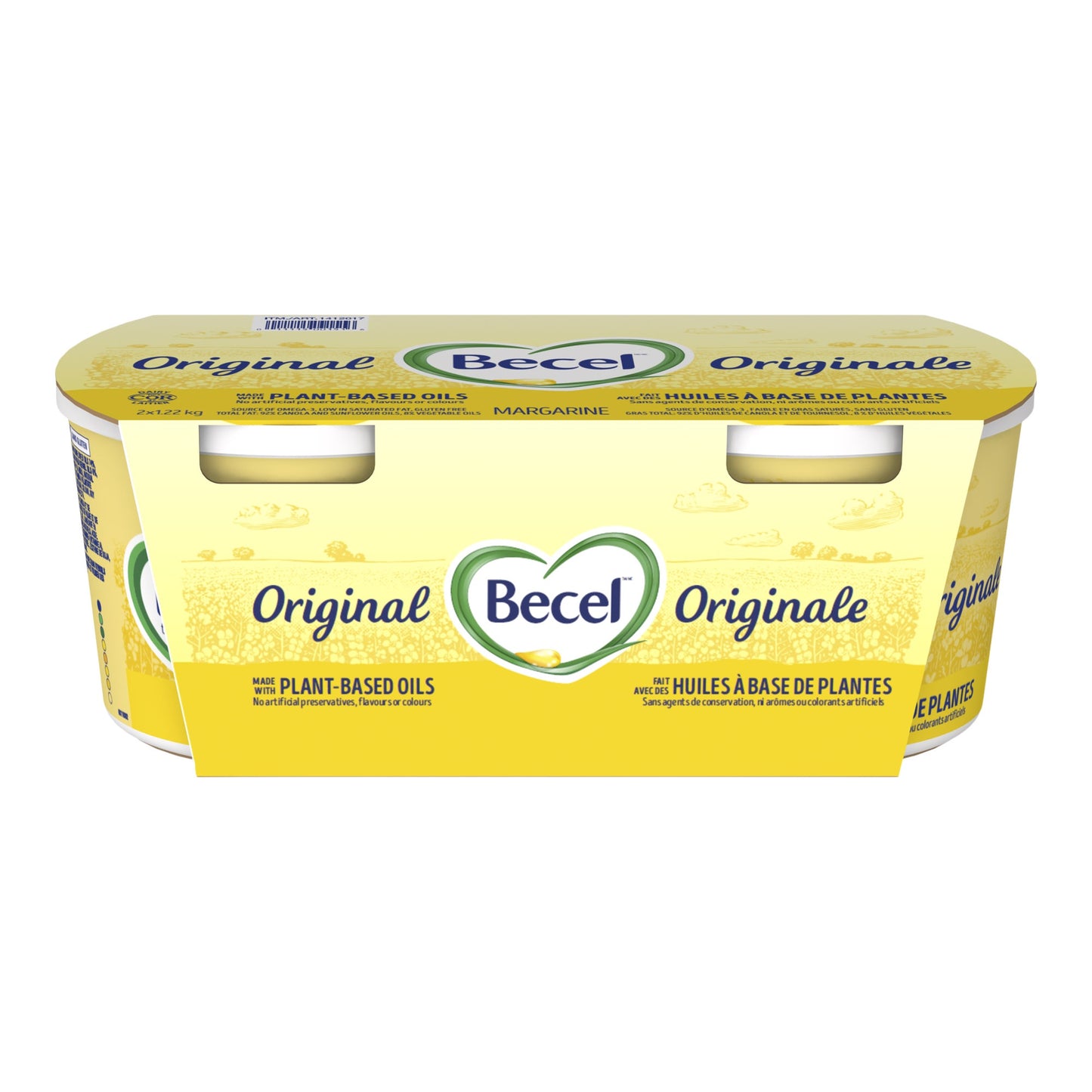 Becel Original Margarine, 2 × 1.22 kg - image 1