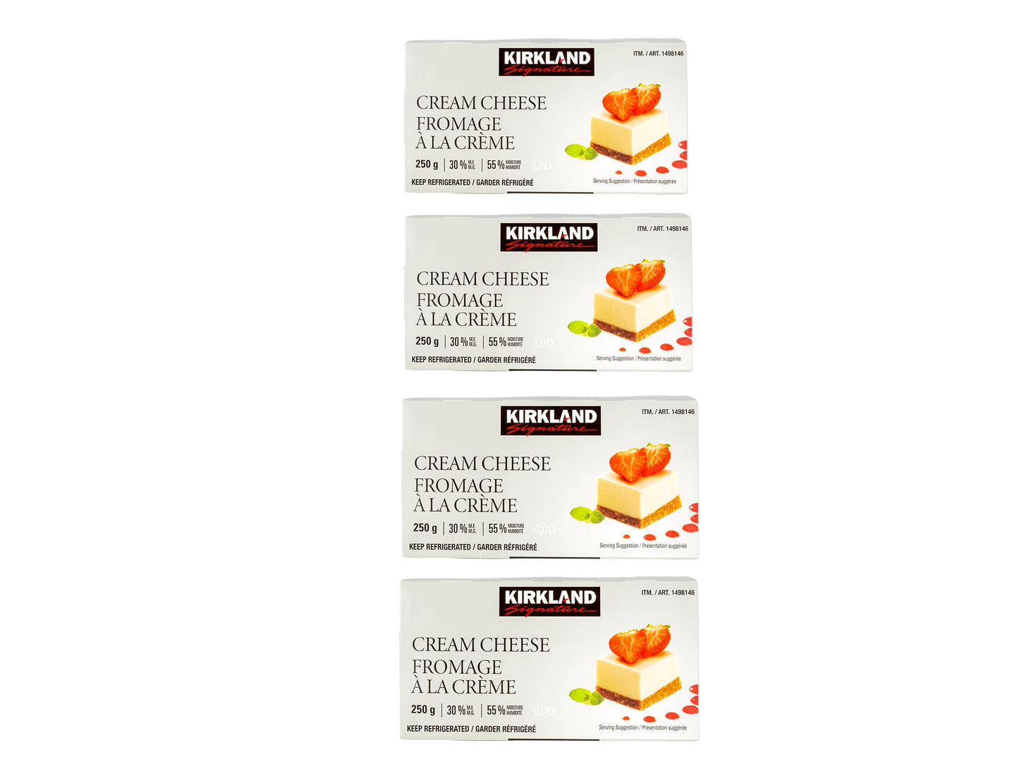 Kirkland Signature Cream Cheese, 4 x 250 g - image 2