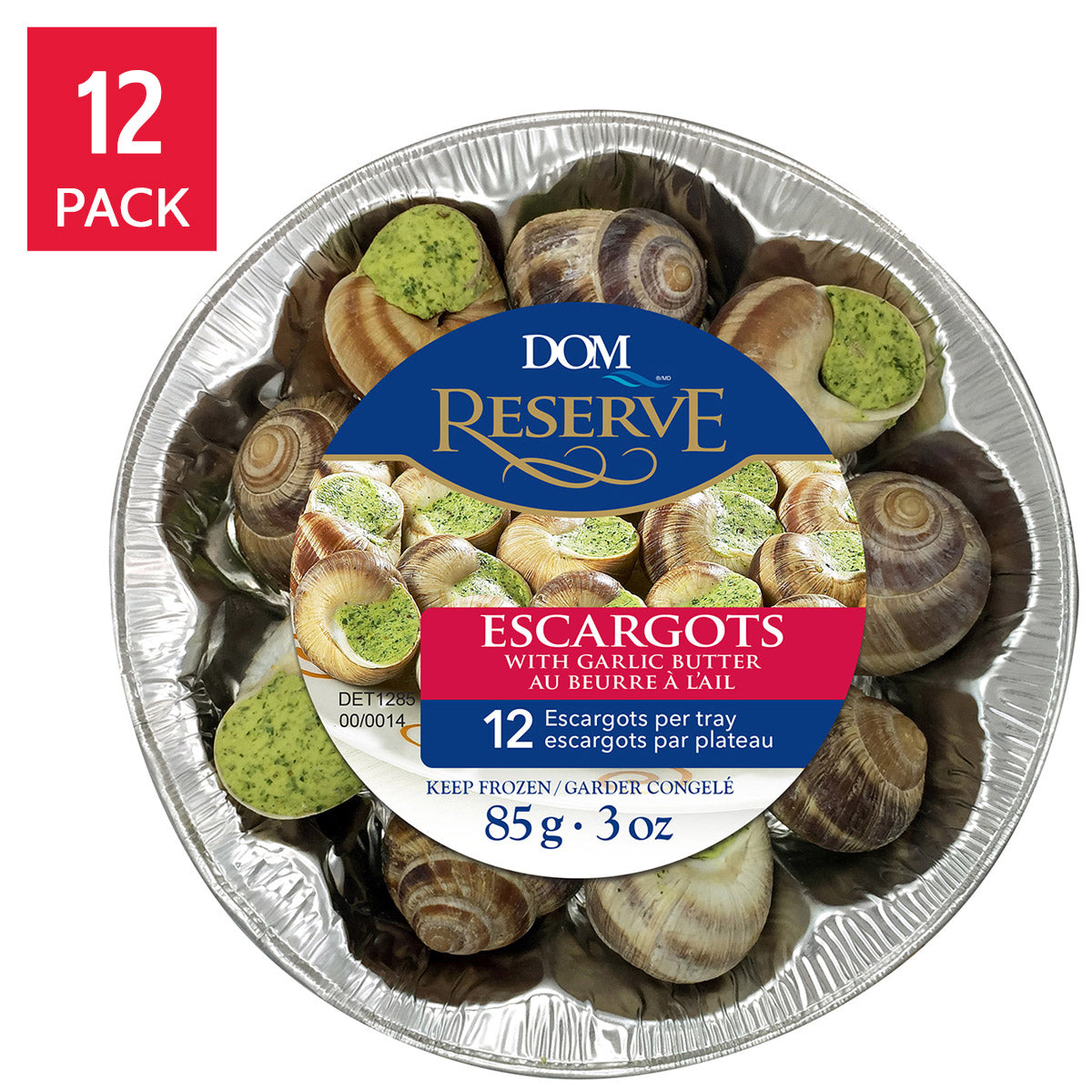 DOM Reserve Escargots with Garlic Butter 85 g (3 oz) x 12 pack - image 1