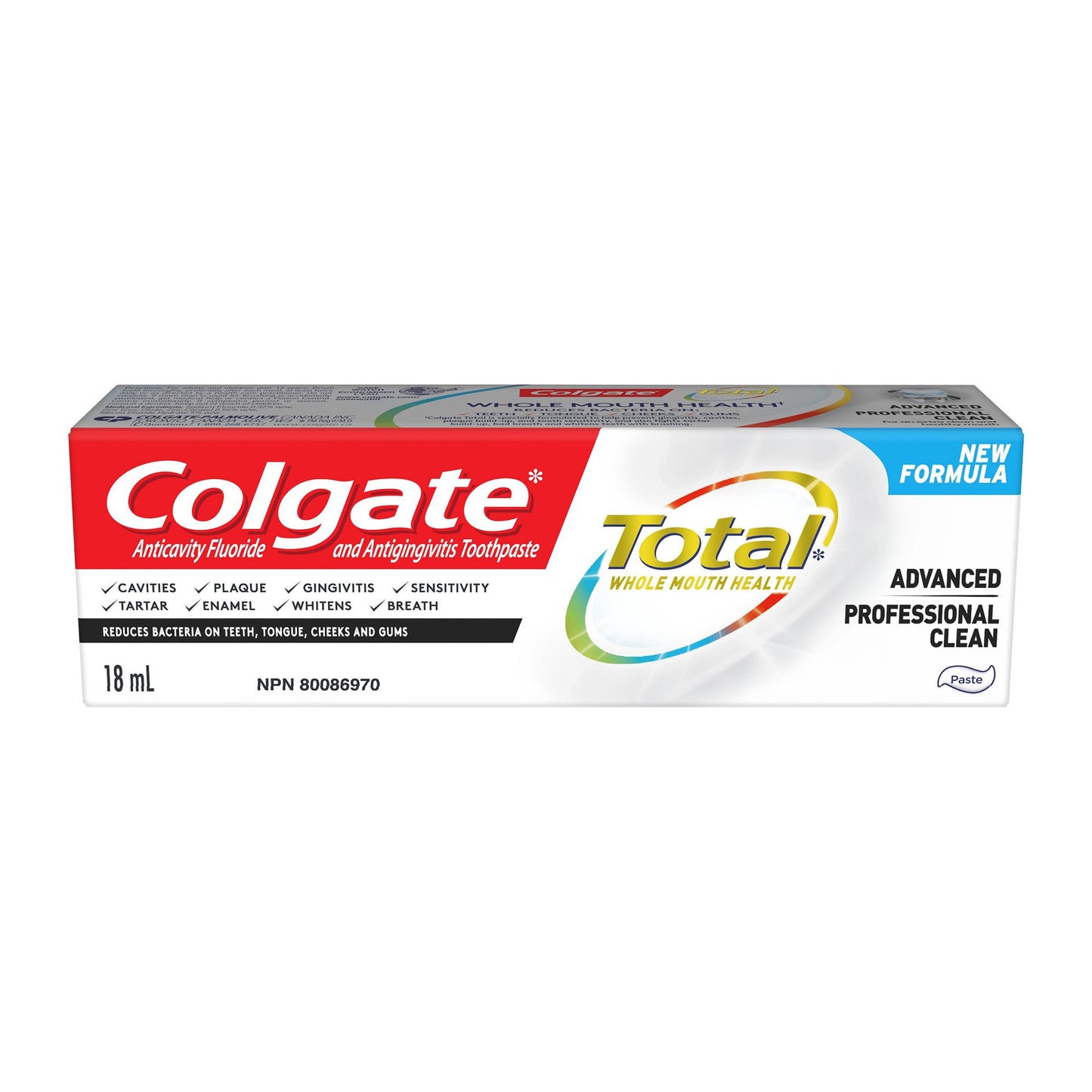 Colgate Total Advanced Toothpaste, Pack of 24 x 18 mL - image 1