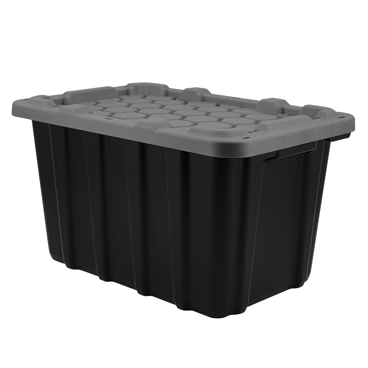 45L Heavy Duty Tote with Grey with Lid - image 1
