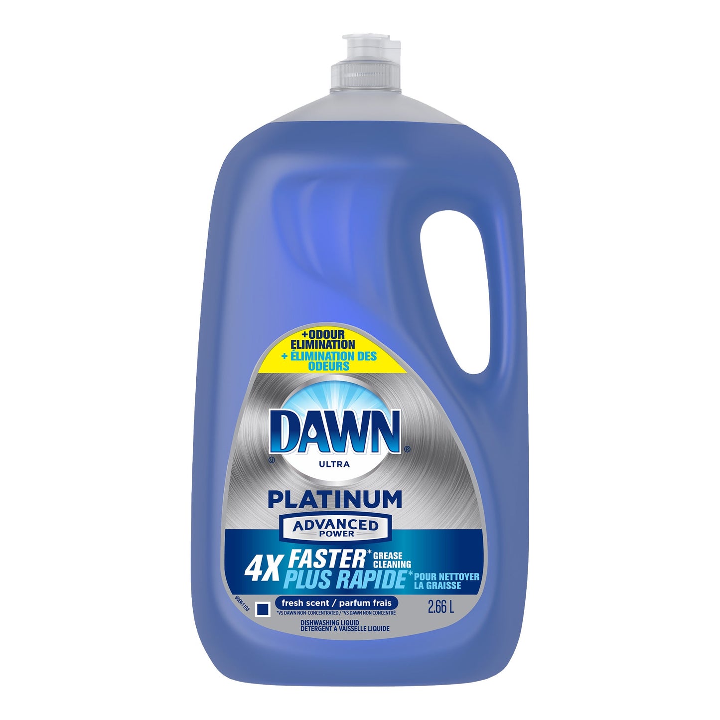 Dawn Ultra Platinum Advanced Power Dishwashing Liquid, 2.66 L - image 1