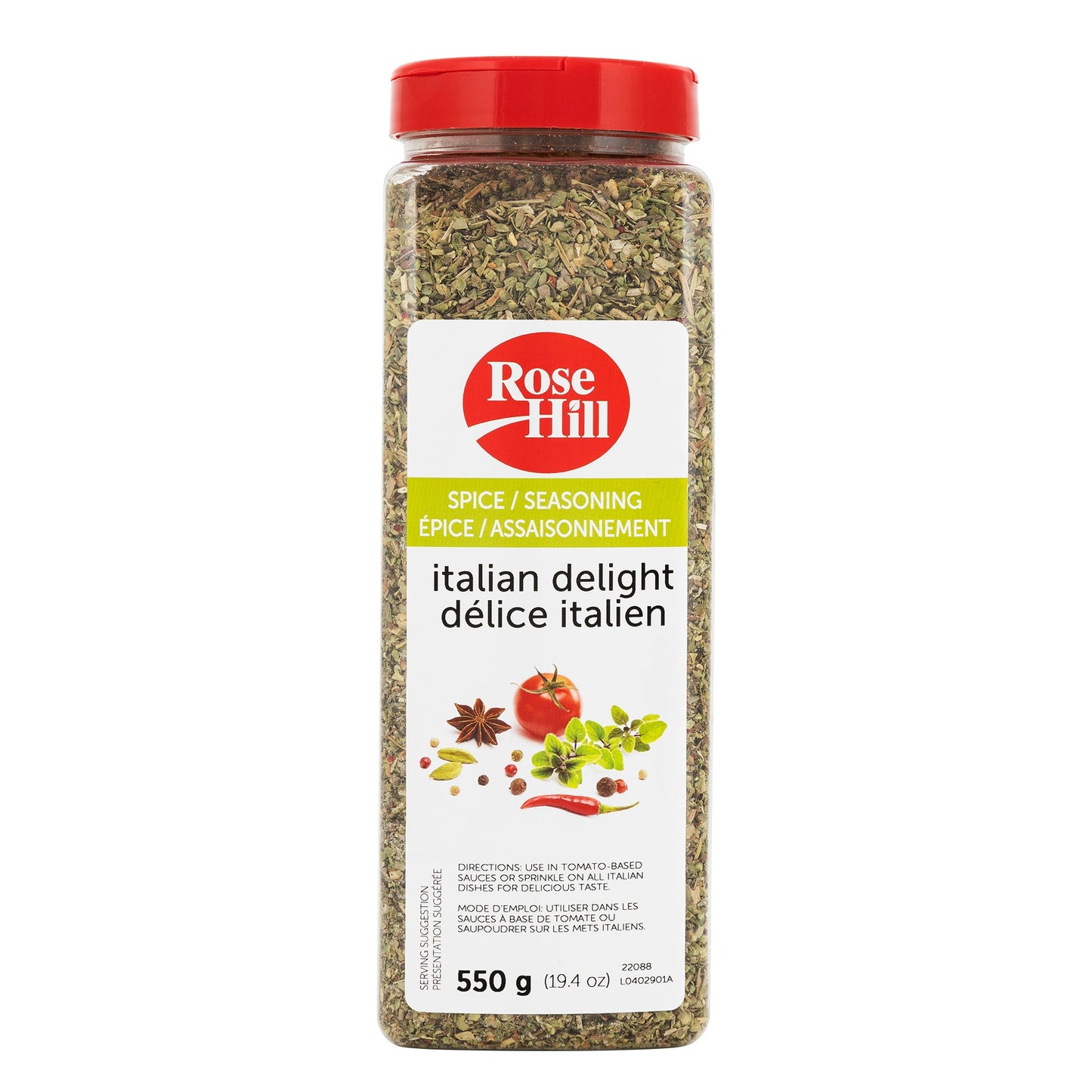 Rose Hill Italian Delight Seasoning, 550 g - image 1