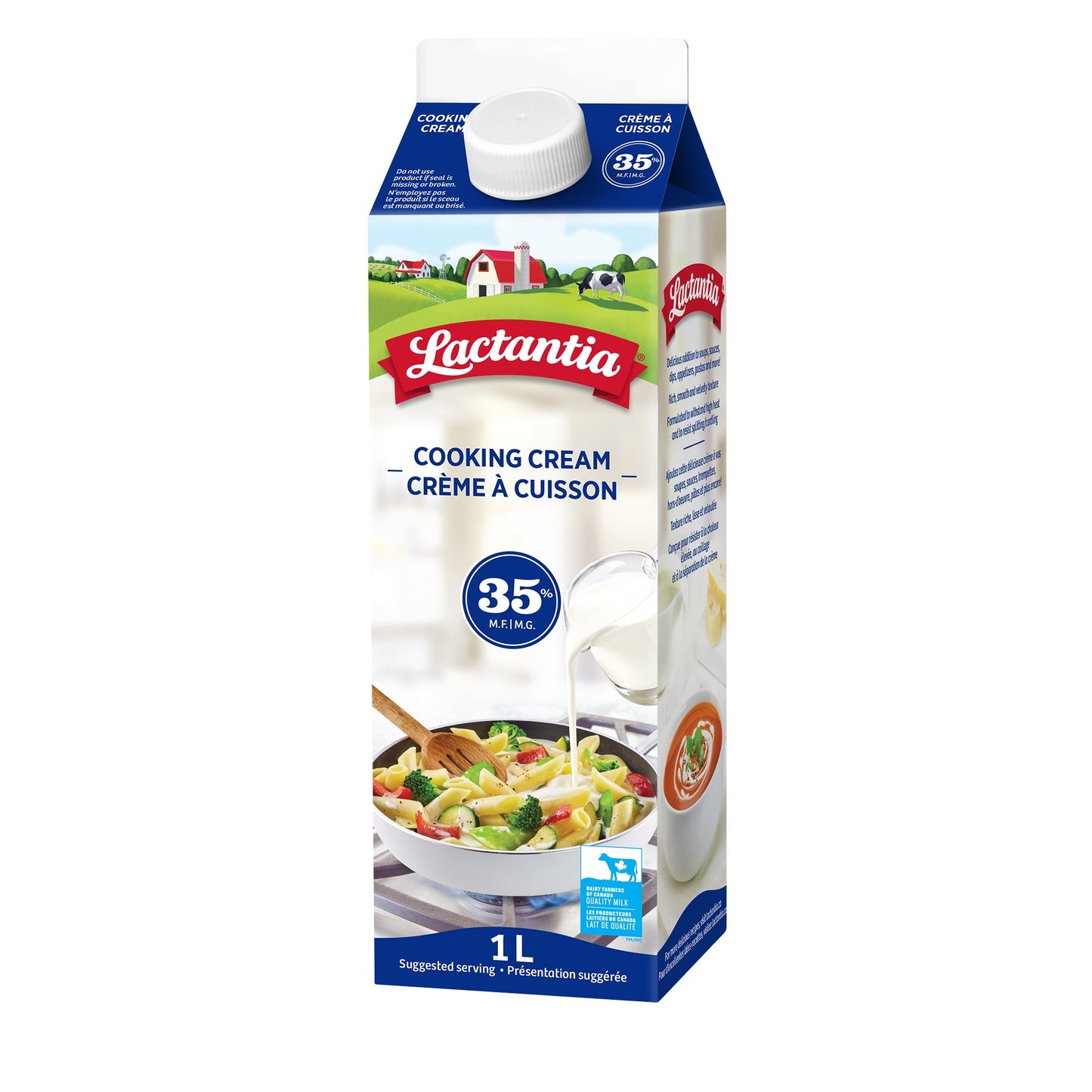 Lactantia 35% Cooking Cream, 1 L - image 1