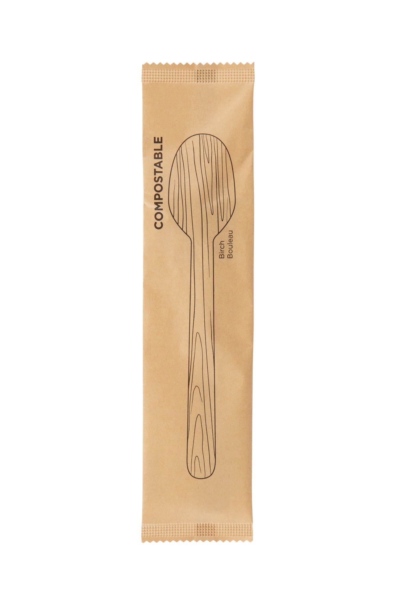 iECO - Individually wrapped Birch Soupspoons, pack of 500 - image 2