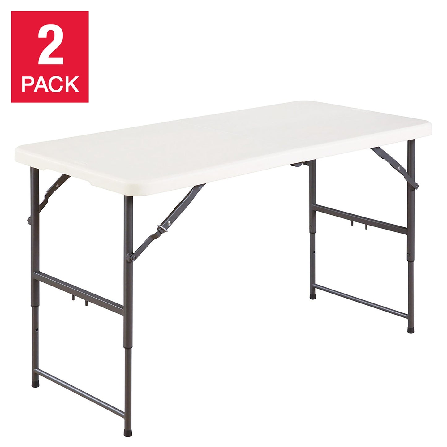 Star Elite 121.9 cm (4 ft.) Centre-Fold Table, 2-pack - image 1
