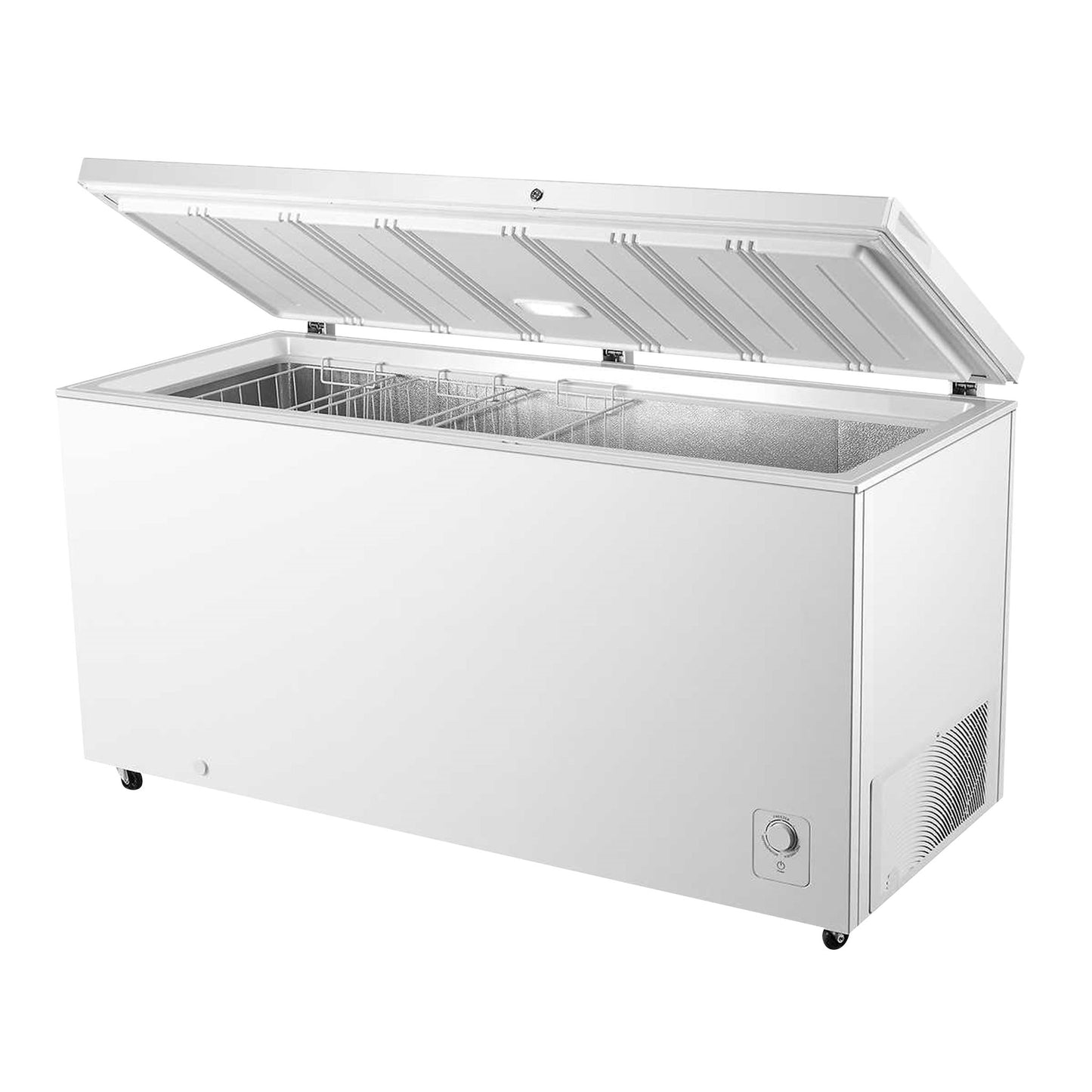 Hisense 17.7 cu ft. White Convertible Chest Freezer or Fridge with Caster Wheels - image 2
