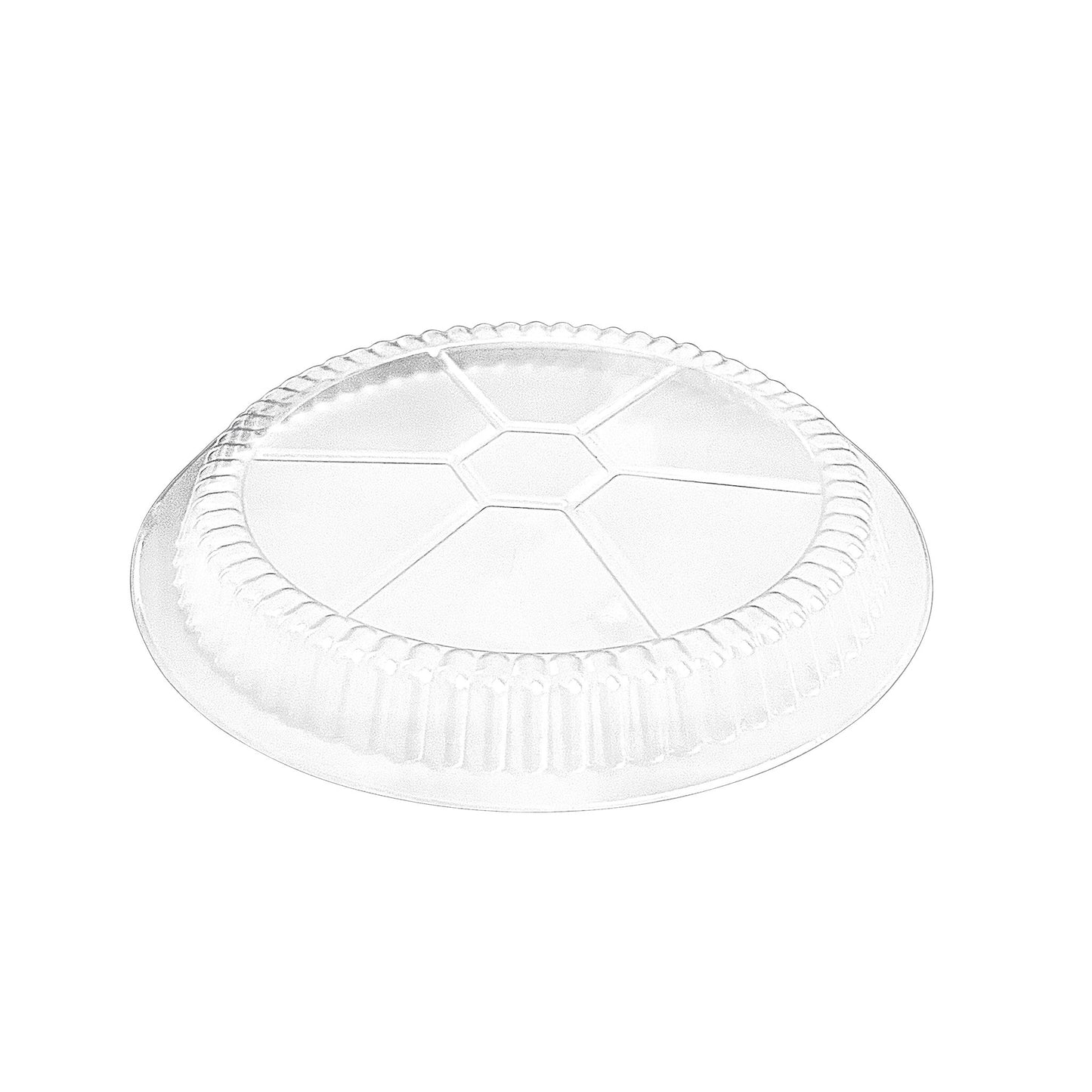 Stobia Plastic Dome Lids for 7-in Round Aluminum Container, Pack of 500 - image 1