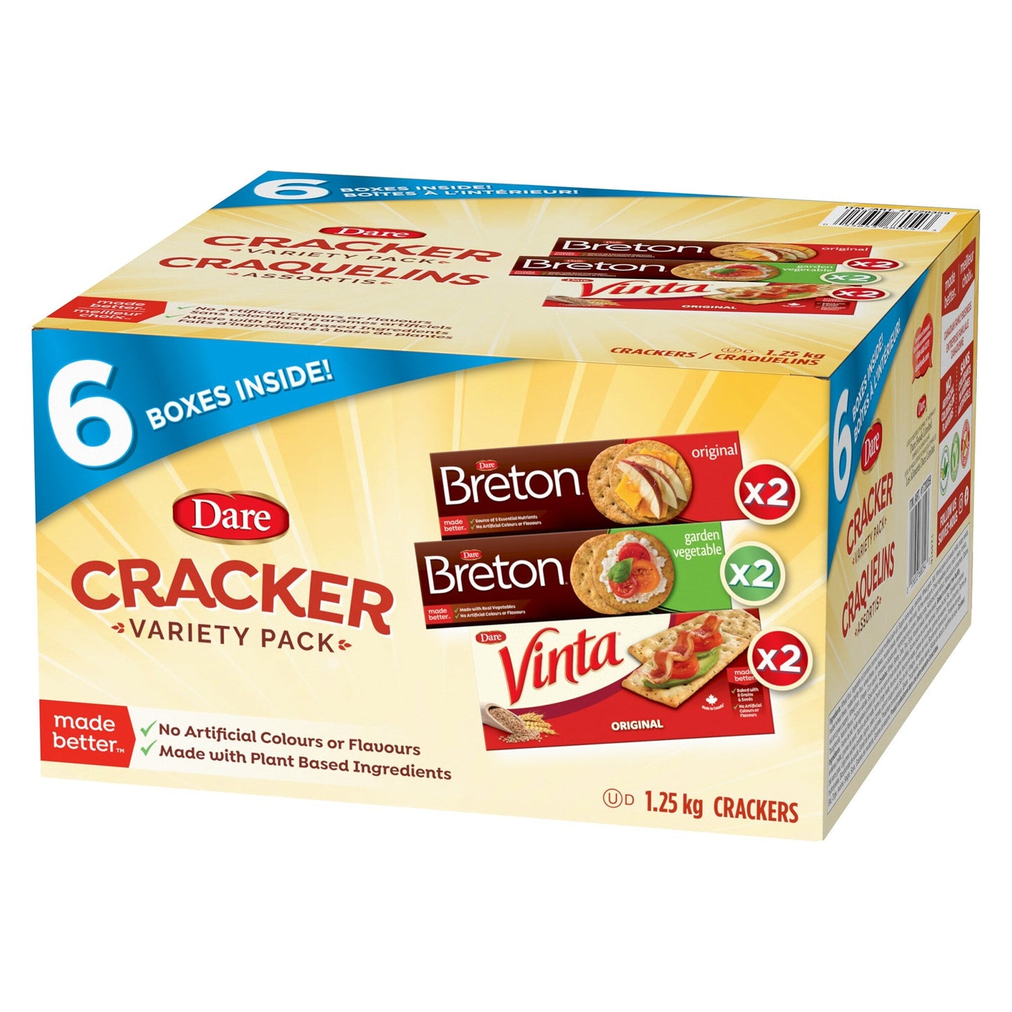 Dare Crackers Variety Pack, 1.25 kg — product image