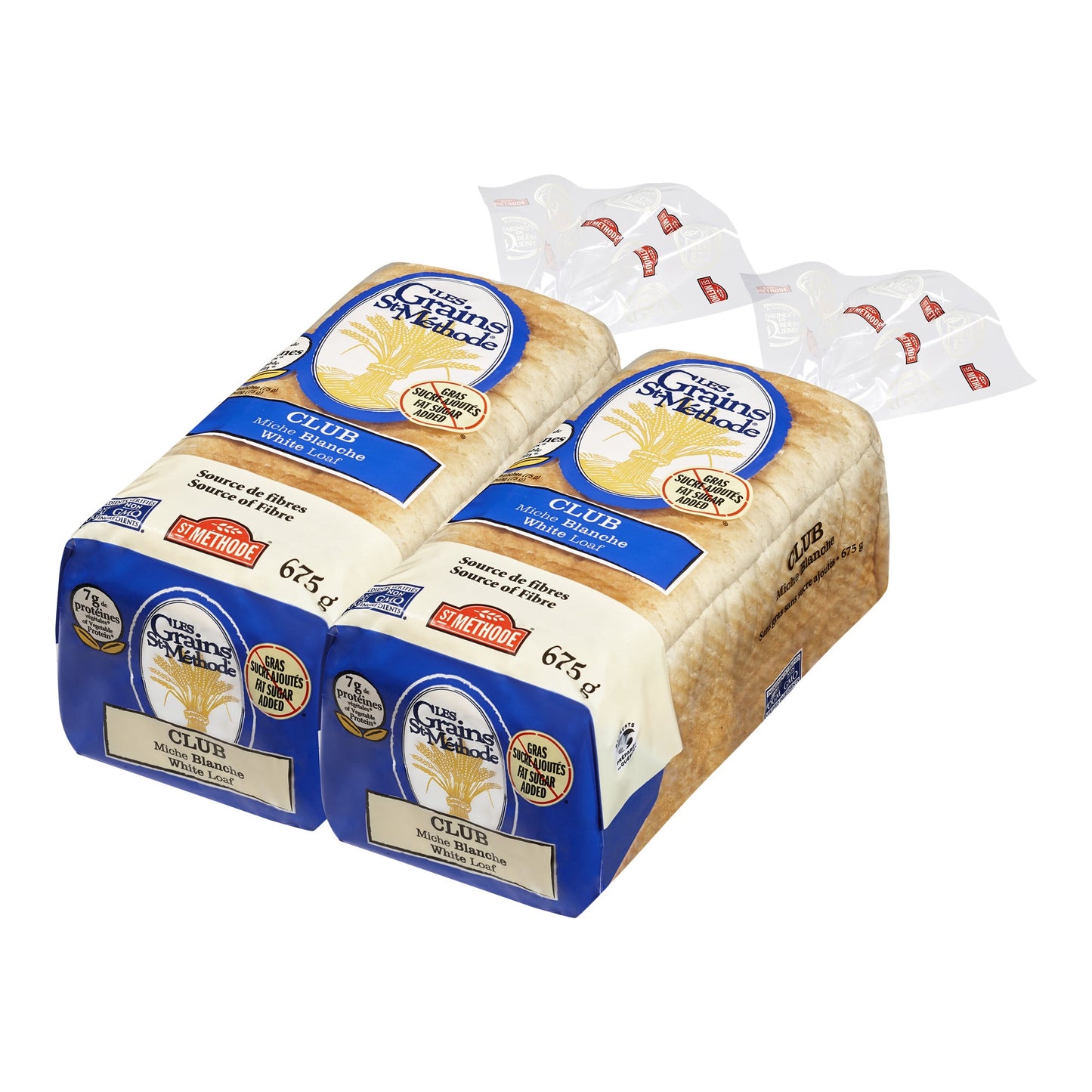 St Methode Club White Loaf, 2 x 675g - image 1