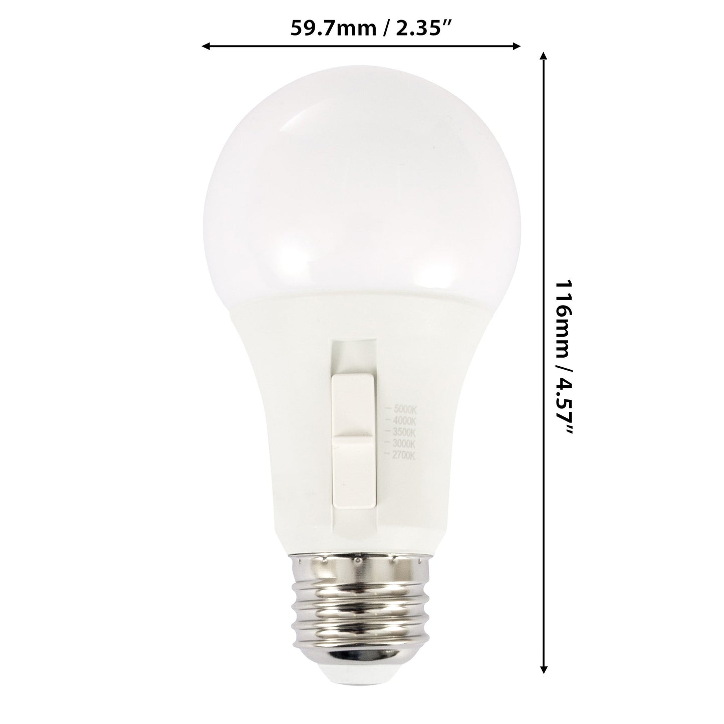 Luminus LED 8.5W Dimmable A19 Bulb E26 Base, 10 pack - image 3