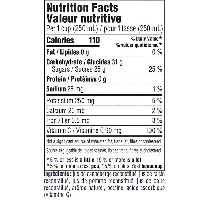 Ocean Spray 100% Juice Blend Cranberry 2 x 2.83 L — image 2