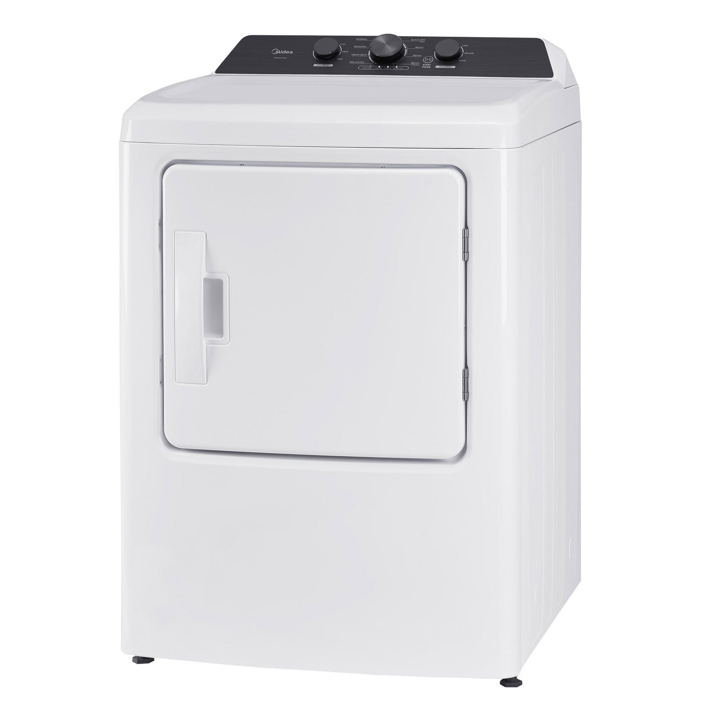 Midea 27 in. 7 cu. ft. White Electric Dryer with Wrinkle-Free Perfection - image 1