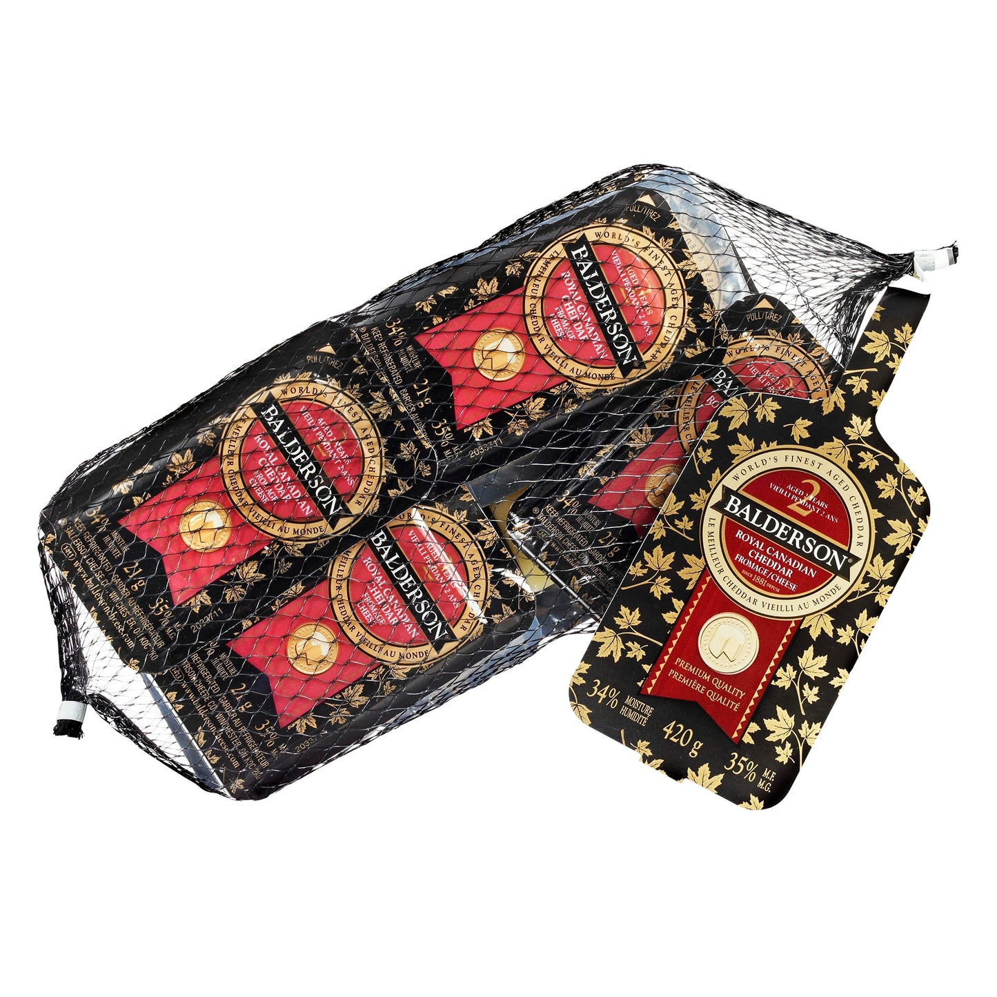 Balderson Cheddar Portion Packs, 20 × 21 g - image 1