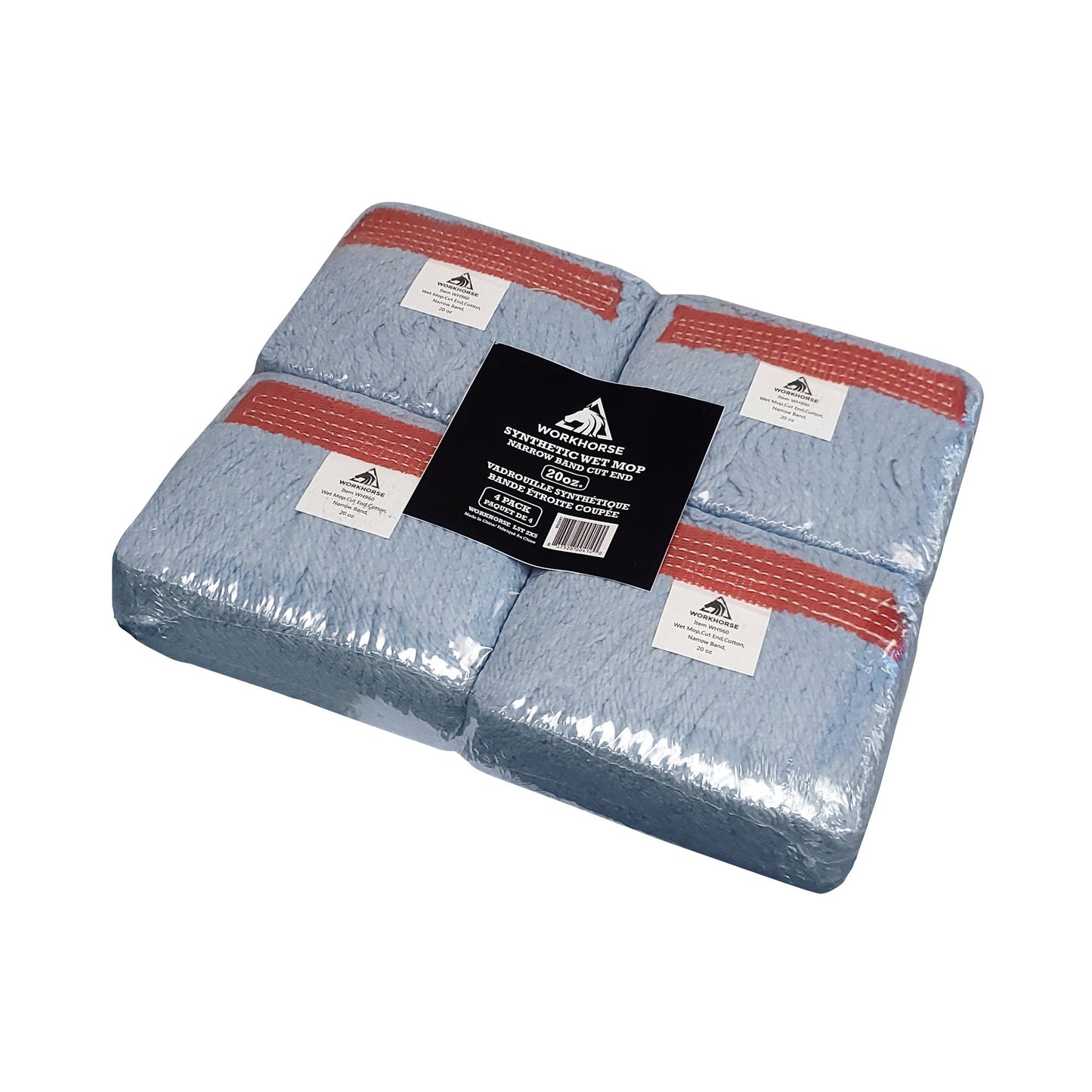 Workhorse Replacement Mop Heads, Pack Of 4 - image 1