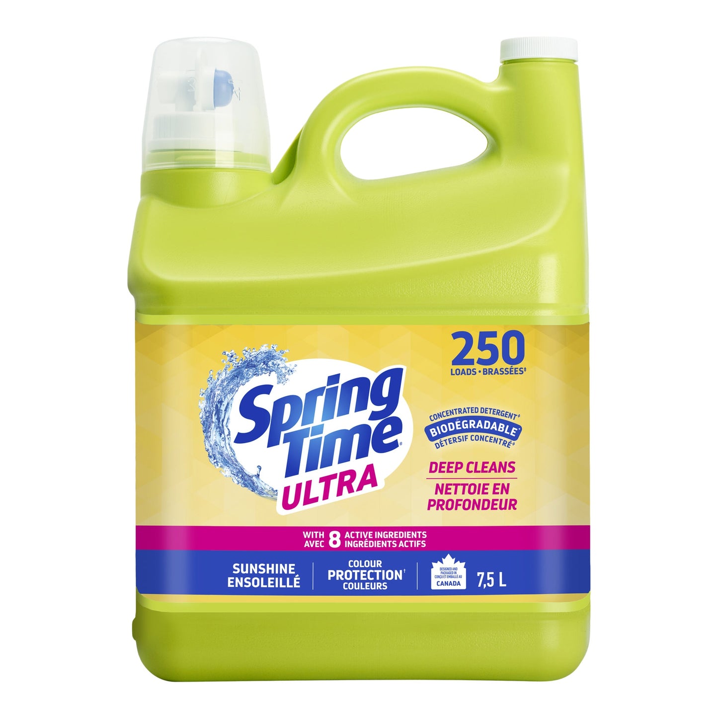 Springtime Biodegradable Ultra 7.5L 250 loads - image 1