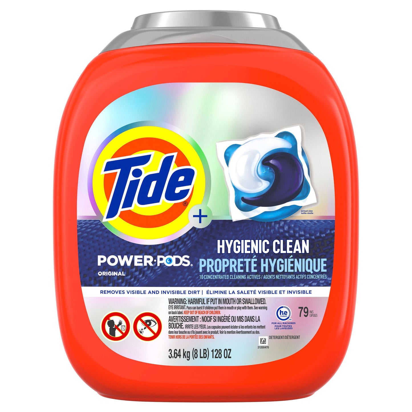 Tide Hygienic Clean Power PODS Laundry Detergent Pacs Original, 79 count - image 3