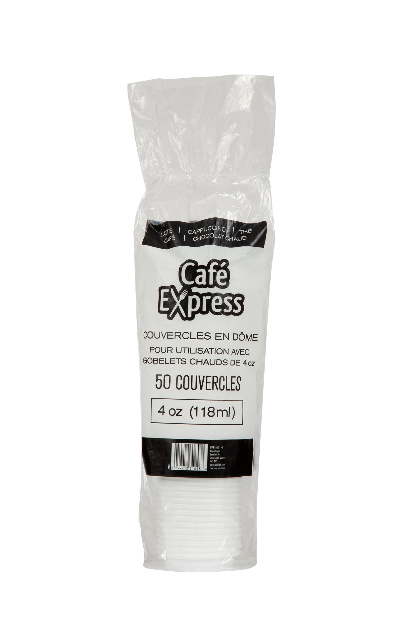 Café Express PP Sip Lid For 4oz Cups, 20 Packs Of 50 - image 3